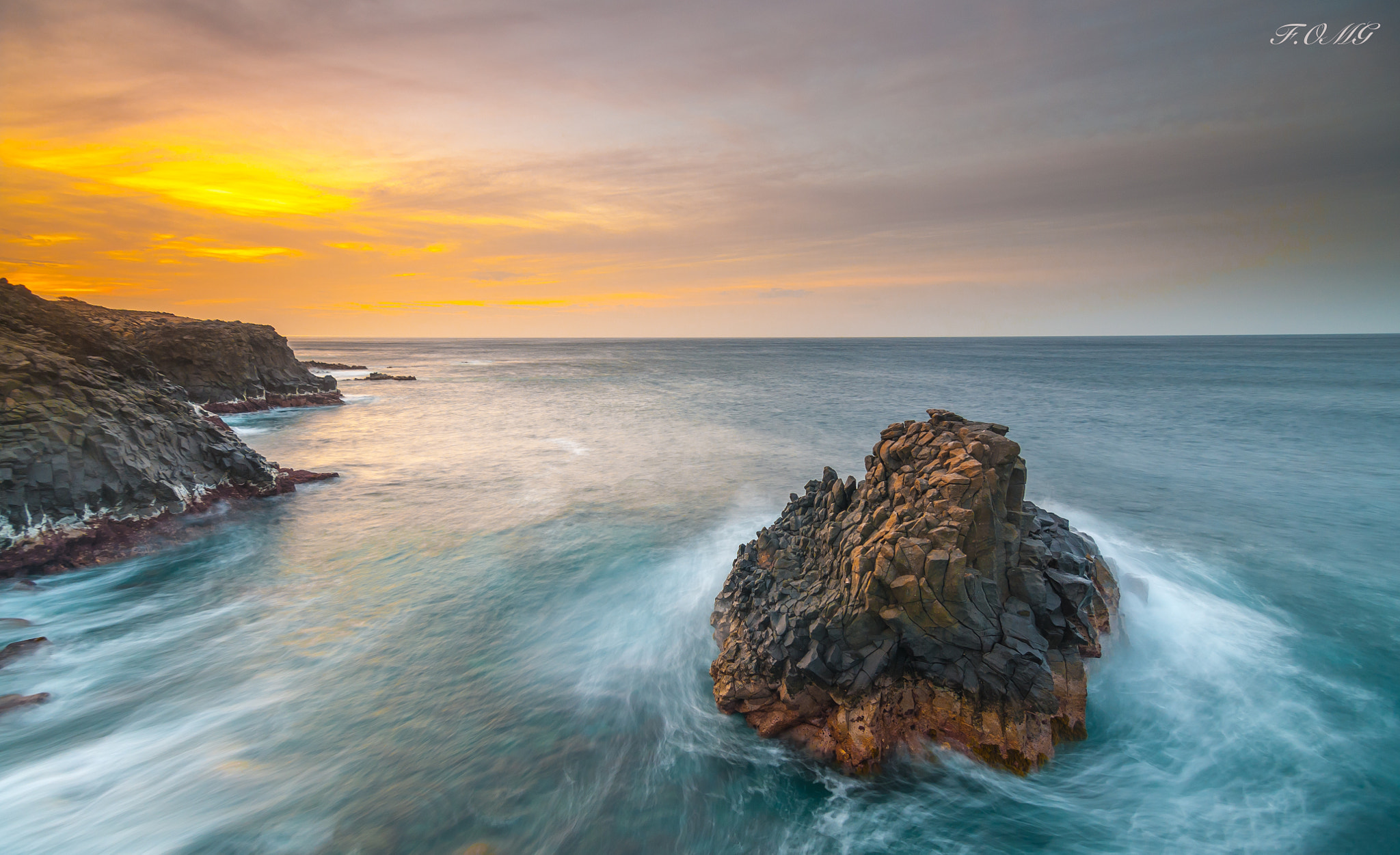 Nikon D300S sample photo. Atardecer norte de la isla de tenerife photography