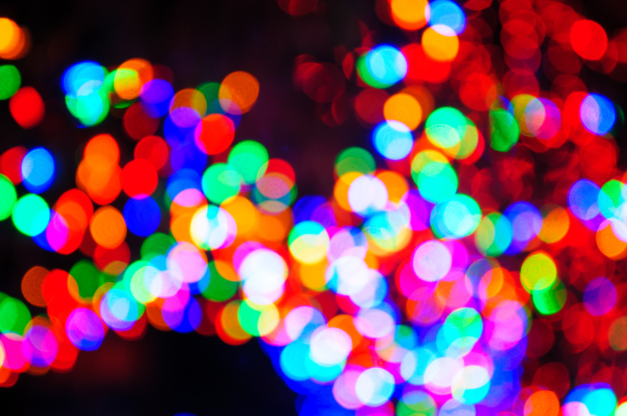 Nikon D300 sample photo. Multi-colored lights photography