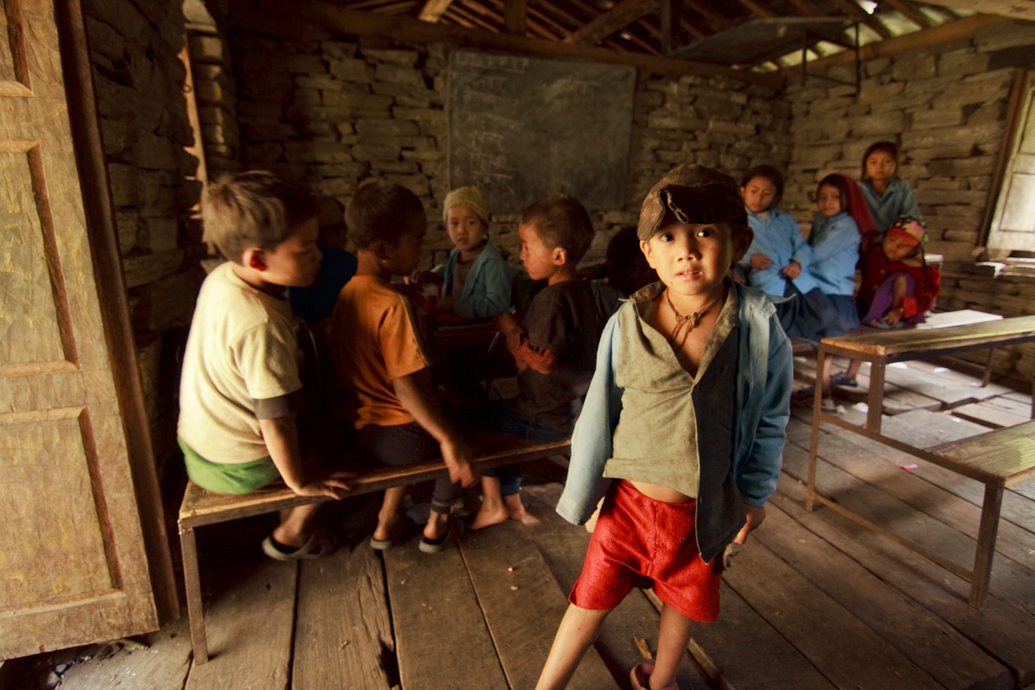 Canon EOS 50D sample photo. Children in school in dobhan photography