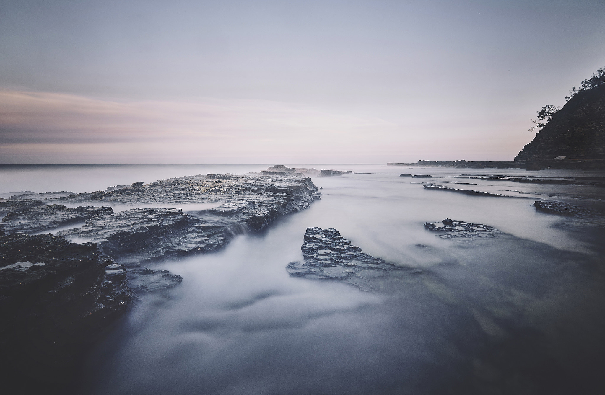 Canon EF 16-35mm F4L IS USM sample photo. Point cartwright dusk photography
