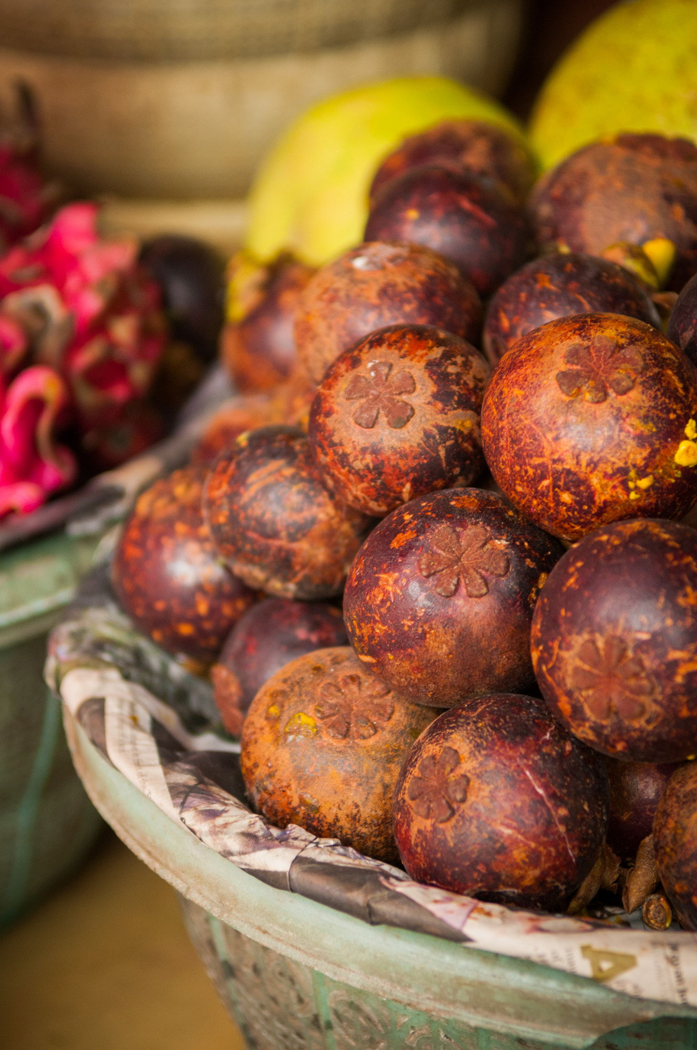 Nikon D300 sample photo. Mangosteen for sale photography