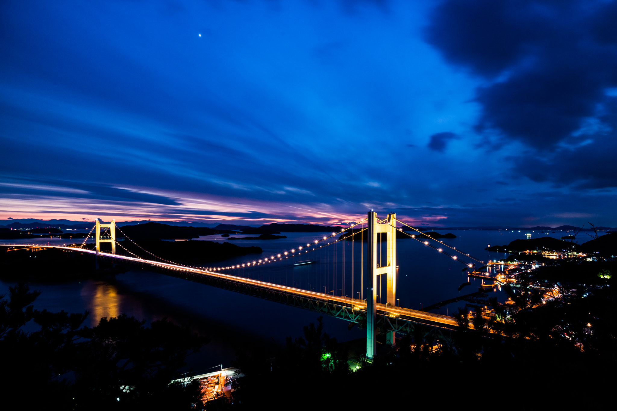 Sony a99 II sample photo. Sunset and a bridge photography