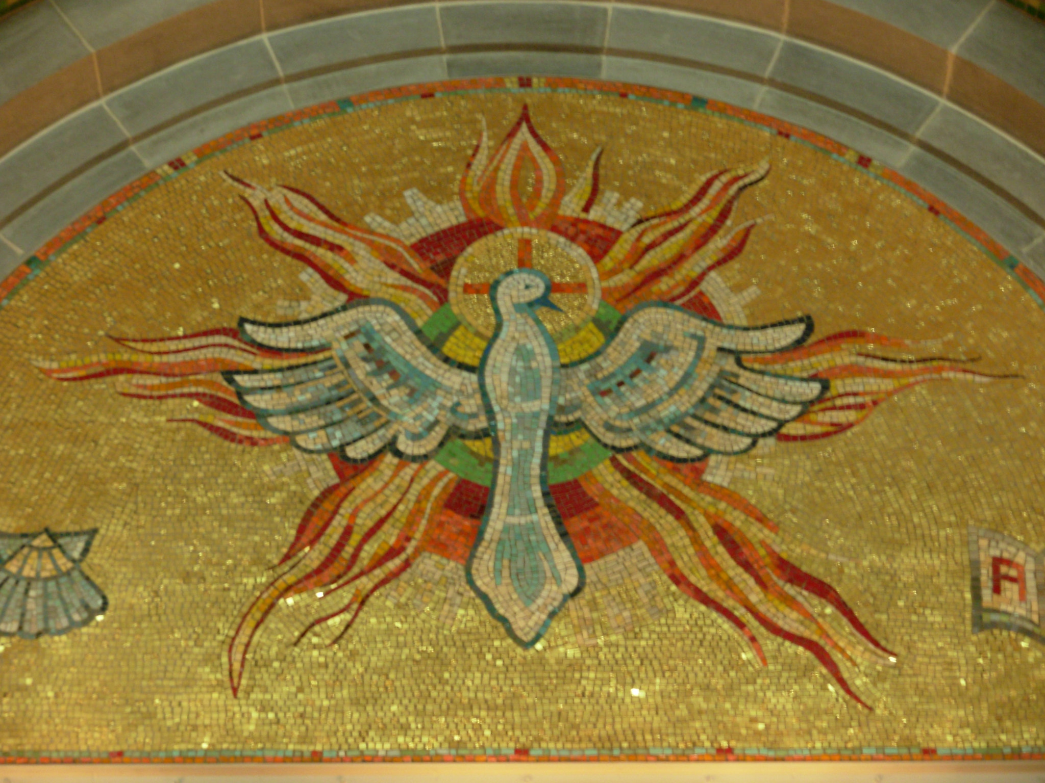 Nikon COOLPIX L1 sample photo. Decorative mosaic, ste anne de beaupre, pq canada photography