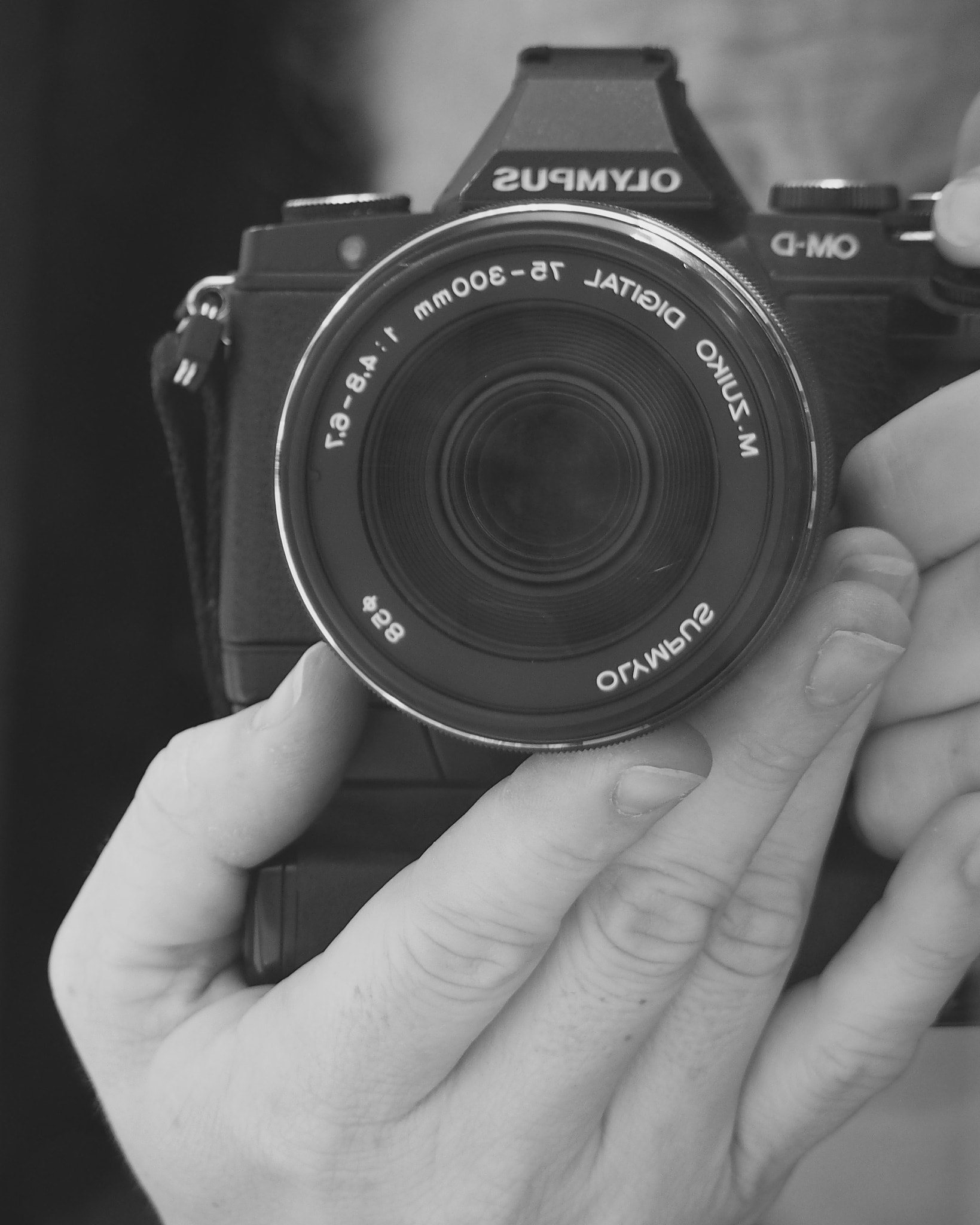 Olympus OM-D E-M5 sample photo. Self portrait photography