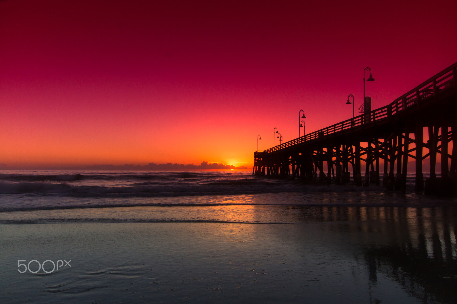 Canon EOS 7D sample photo. Bloody red @ daytona beach, fl photography