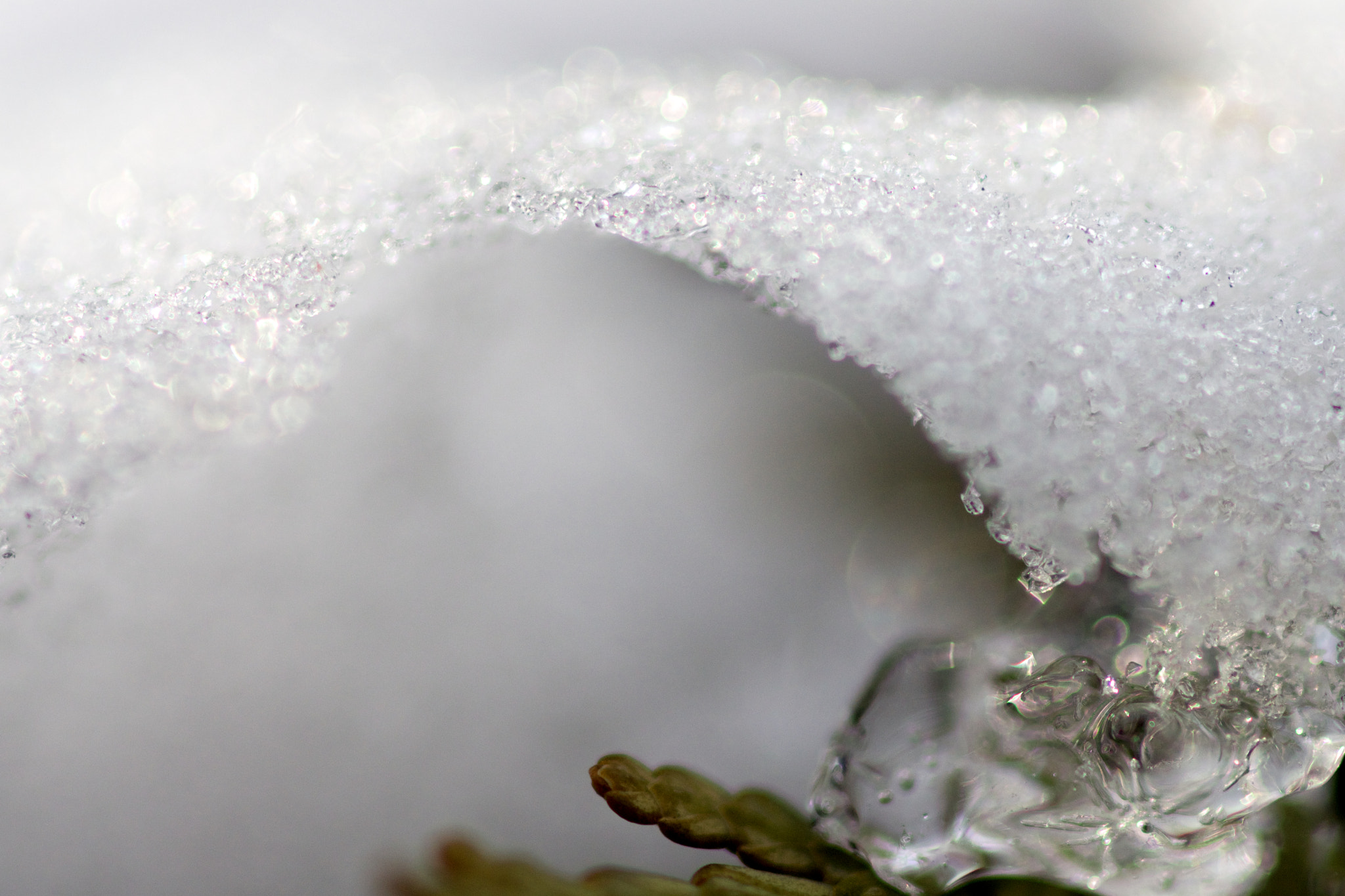 smc PENTAX-FA Macro 100mm F2.8 sample photo. Snow bridge (2016) photography