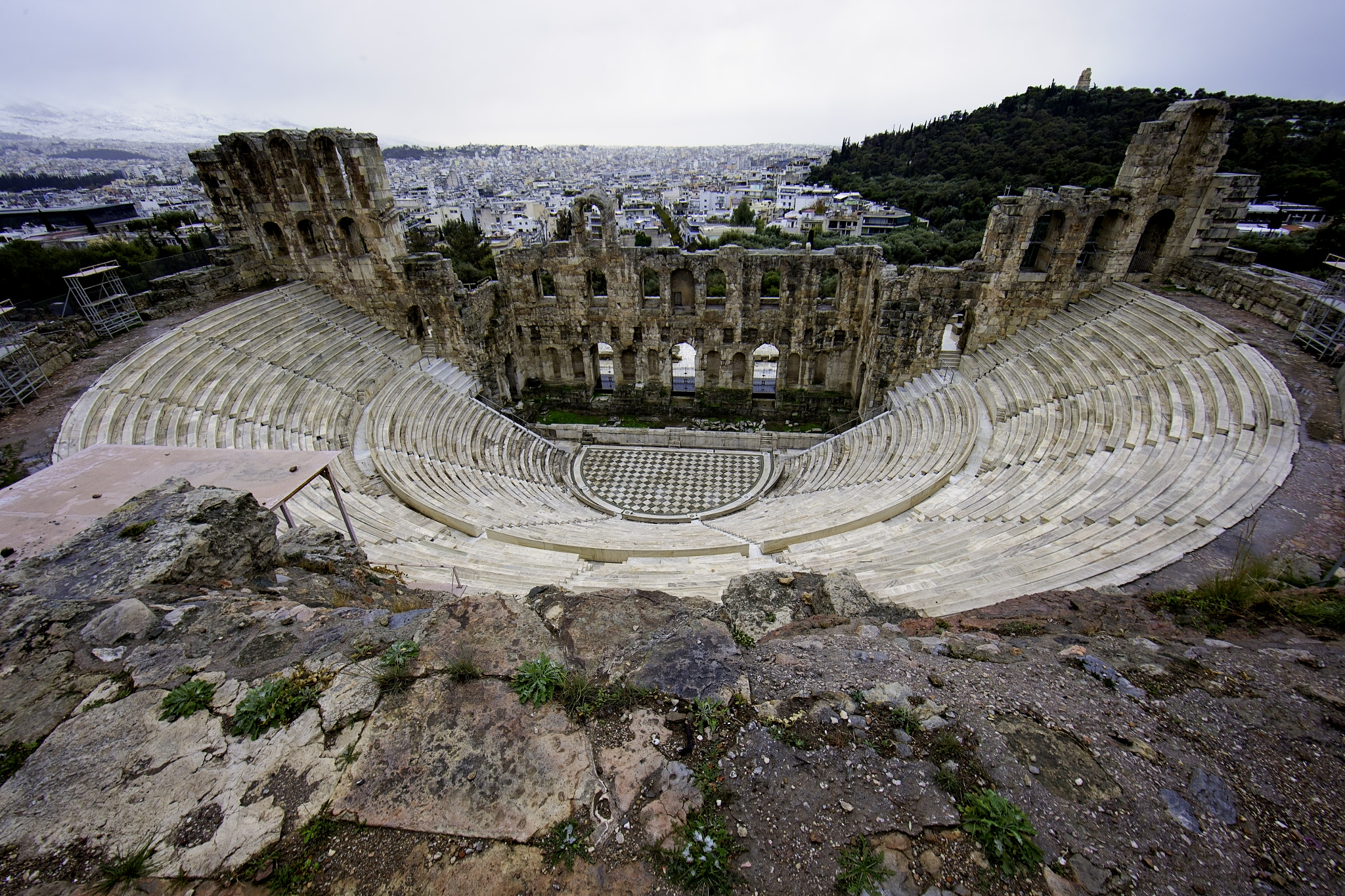 Canon EOS-1D C sample photo. The odeon of herodes atticus photography