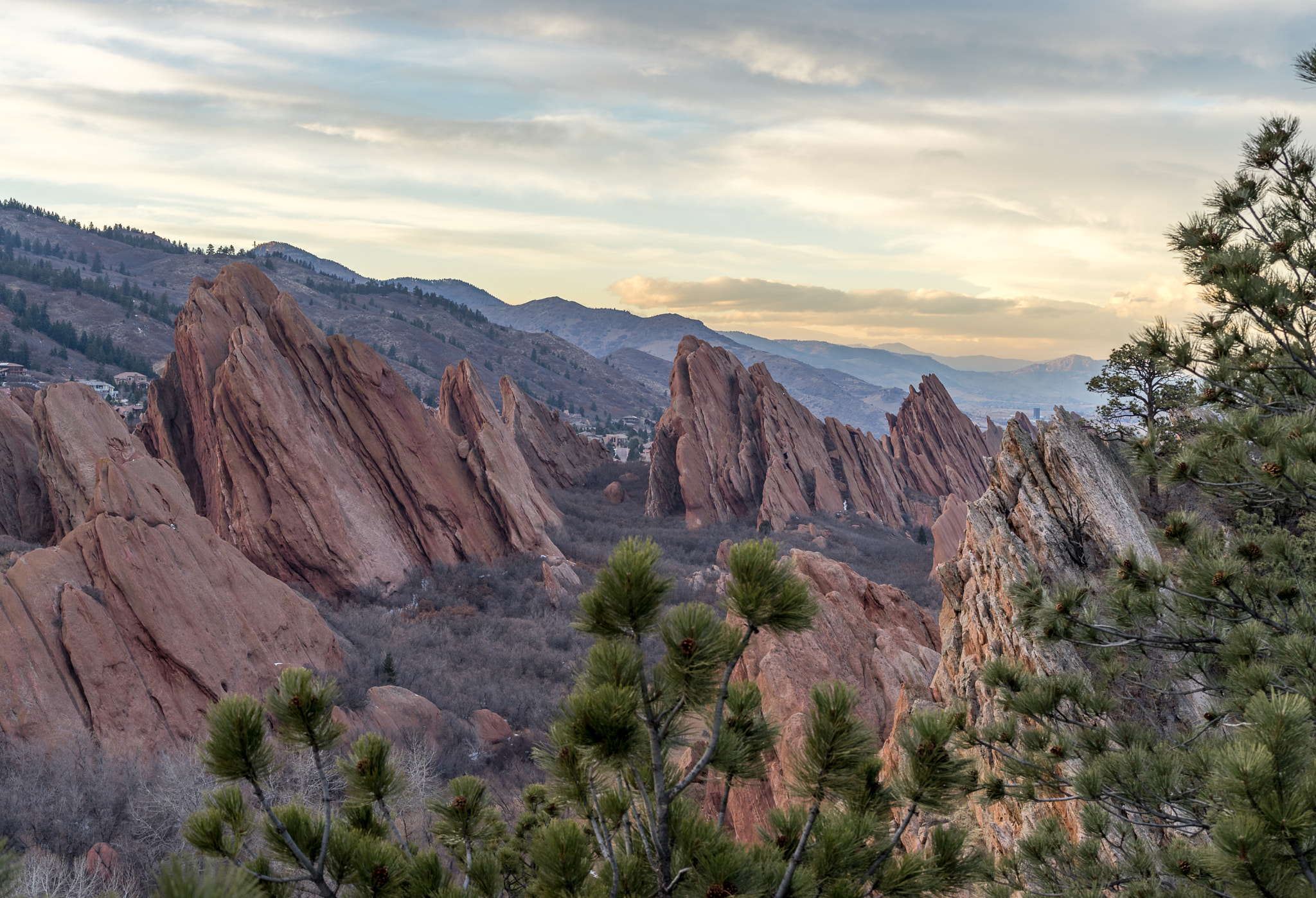 Sony a7 II + EF75-300mm f/4-5.6 sample photo. Roxborough spires photography