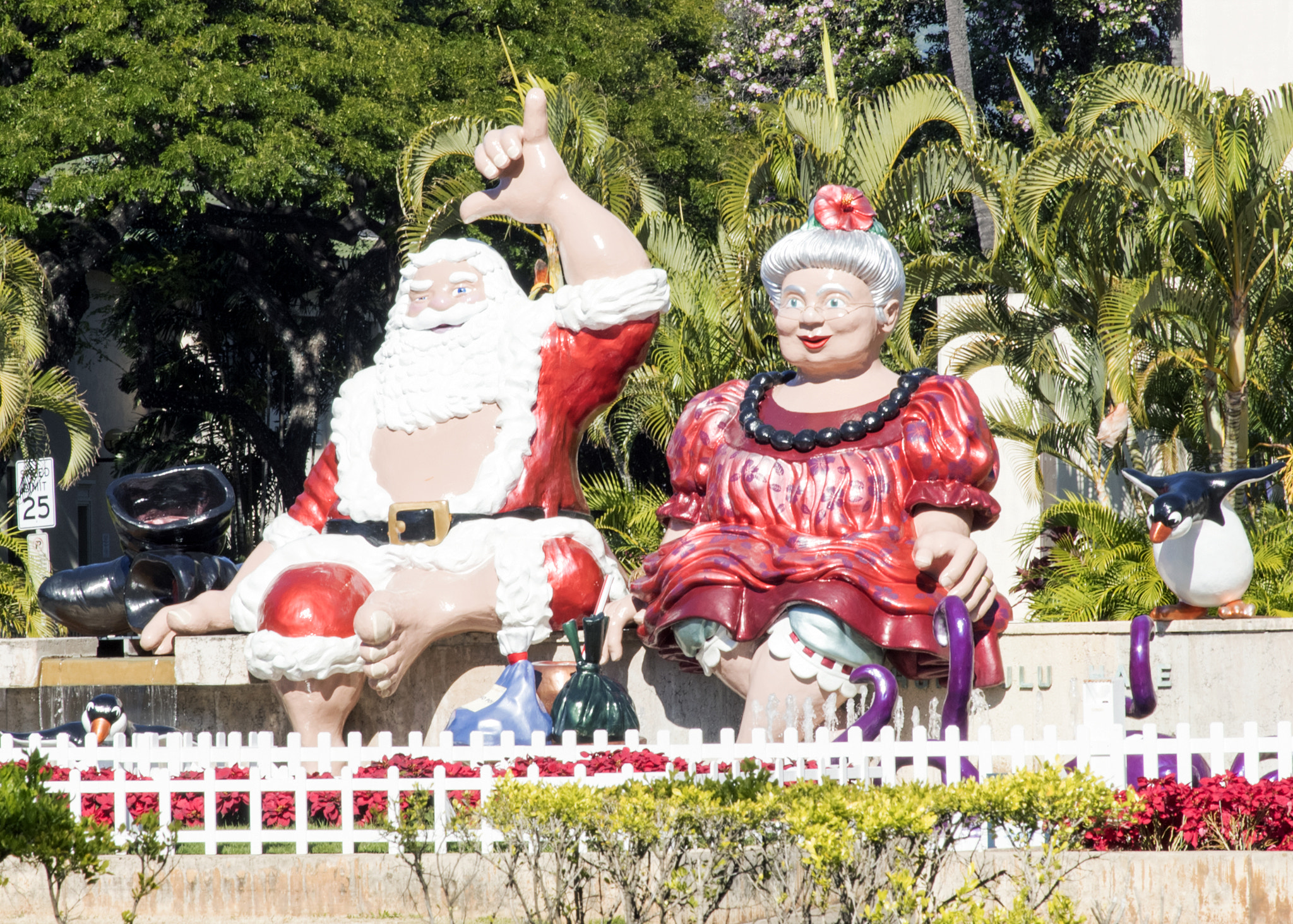 Canon EOS-1D X Mark II sample photo. Shaka santa and wife photography