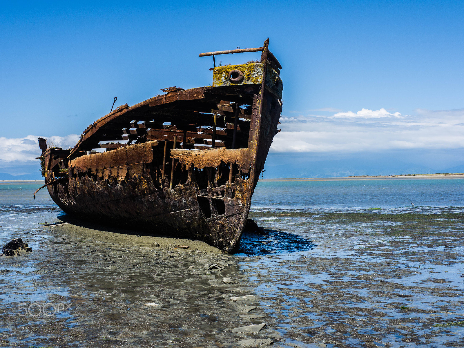 Panasonic Lumix DMC-G10 sample photo. Shipwreck abel tasman photography