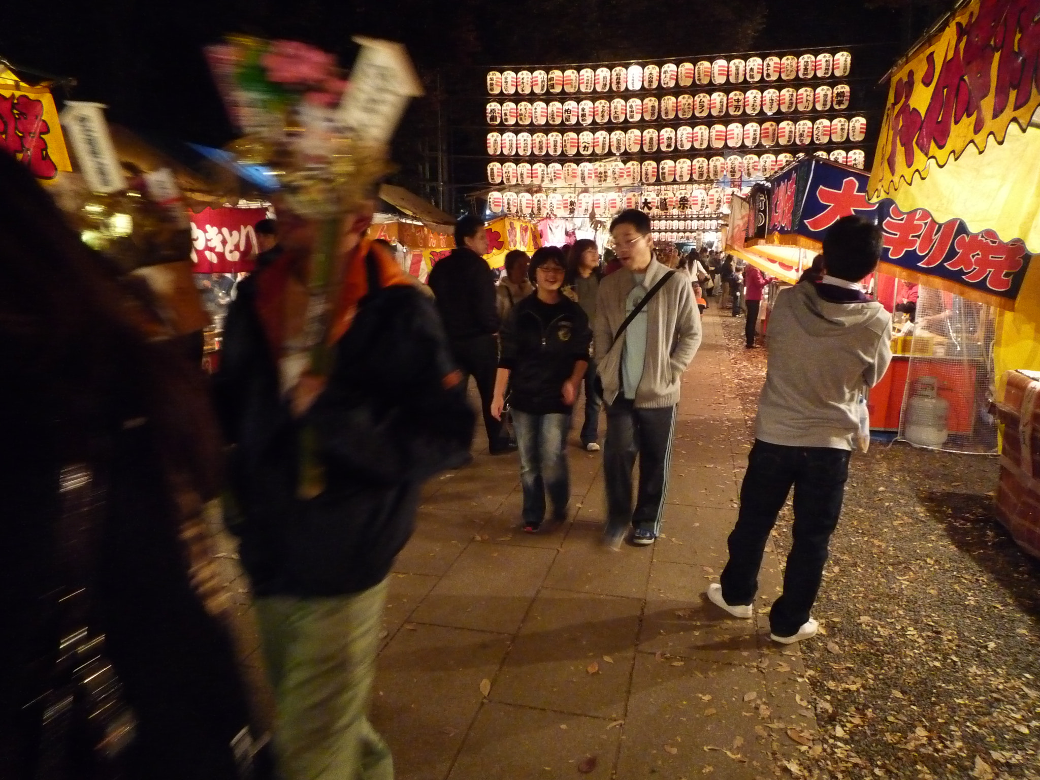 Panasonic DMC-FX500 sample photo. Tori-no-ichi fair photography