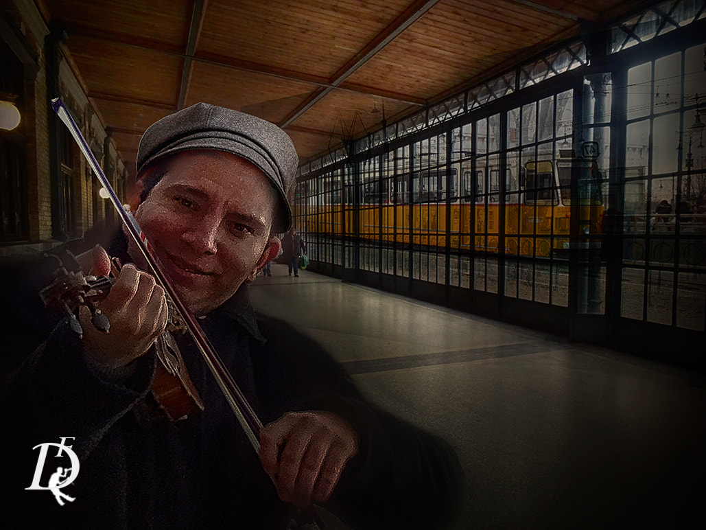 Sony DSC-HX60 sample photo. The violinist photography