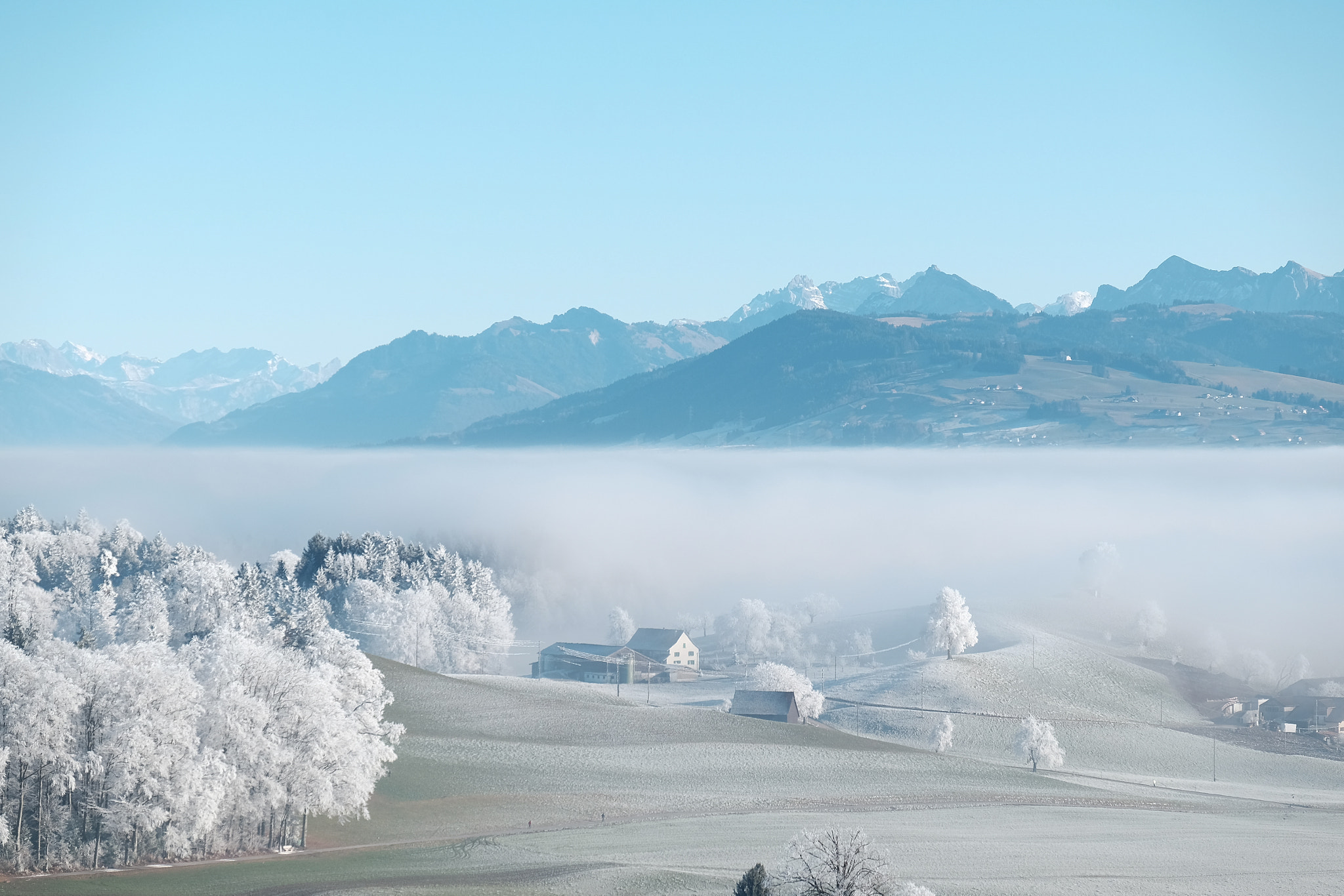 Fujifilm X-T10 + Fujifilm XF 18-135mm F3.5-5.6 R LM OIS WR sample photo. Nebelgrenze über hirzel photography