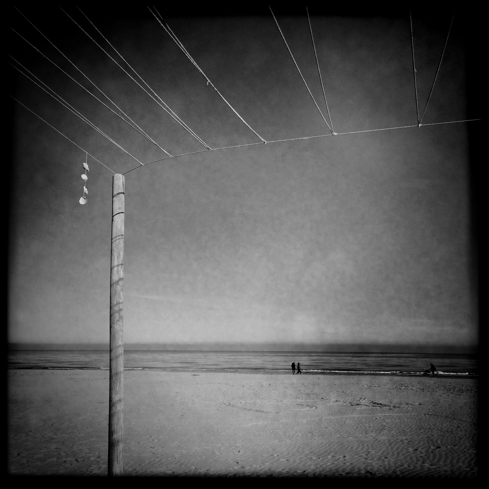 Hipstamatic 330 sample photo. Sunny day on desert beach #4 photography