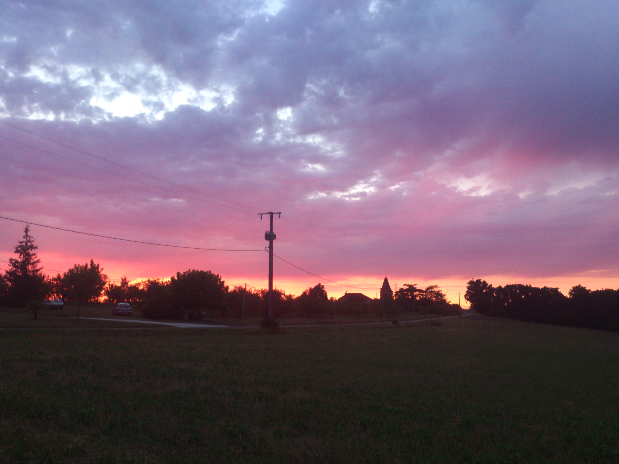 Sony Ericsson Xperia S sample photo. Red sun photography
