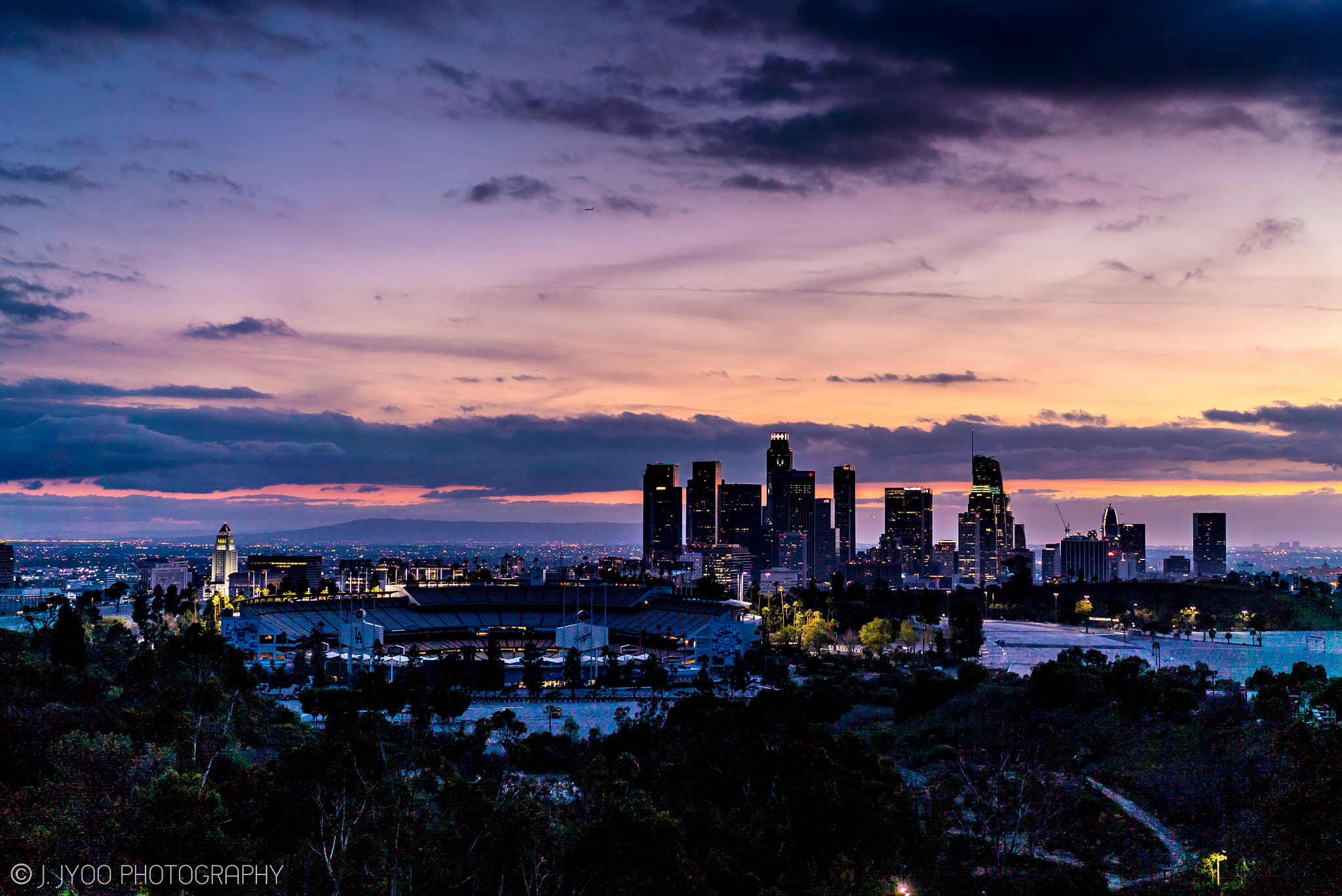 Sony a7S + Sony Sonnar T* FE 55mm F1.8 ZA sample photo. Bunker hill at sunset 2 photography