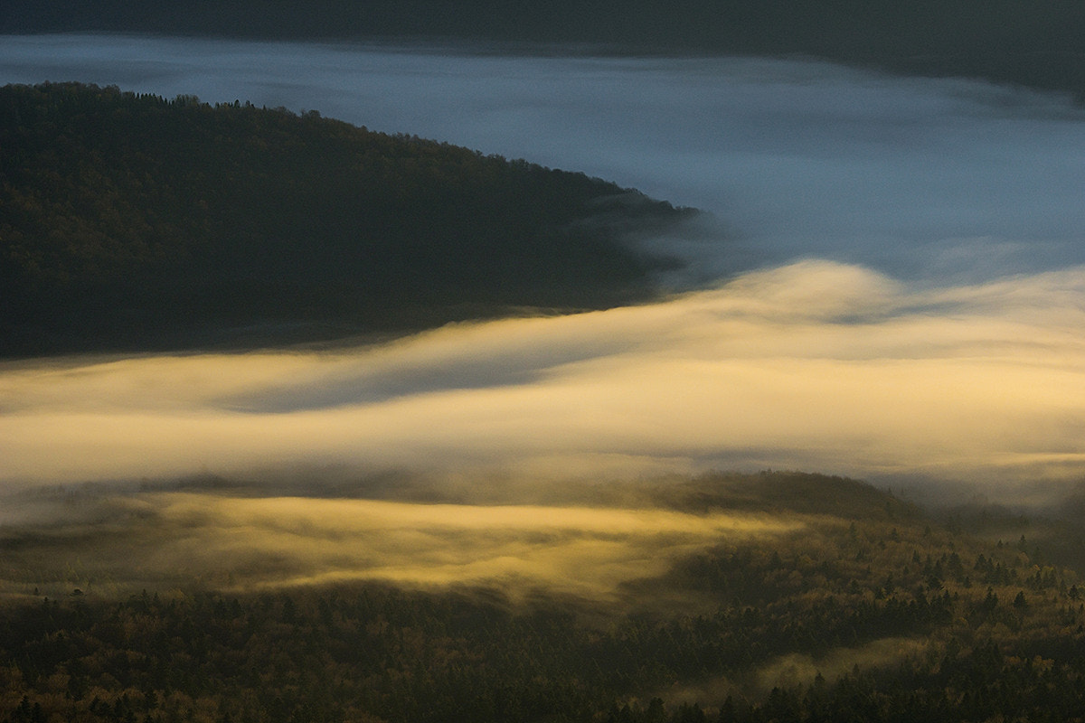 Sony SLT-A77 + Tamron 80-300mm F3.5-6.3 sample photo. Fog photography