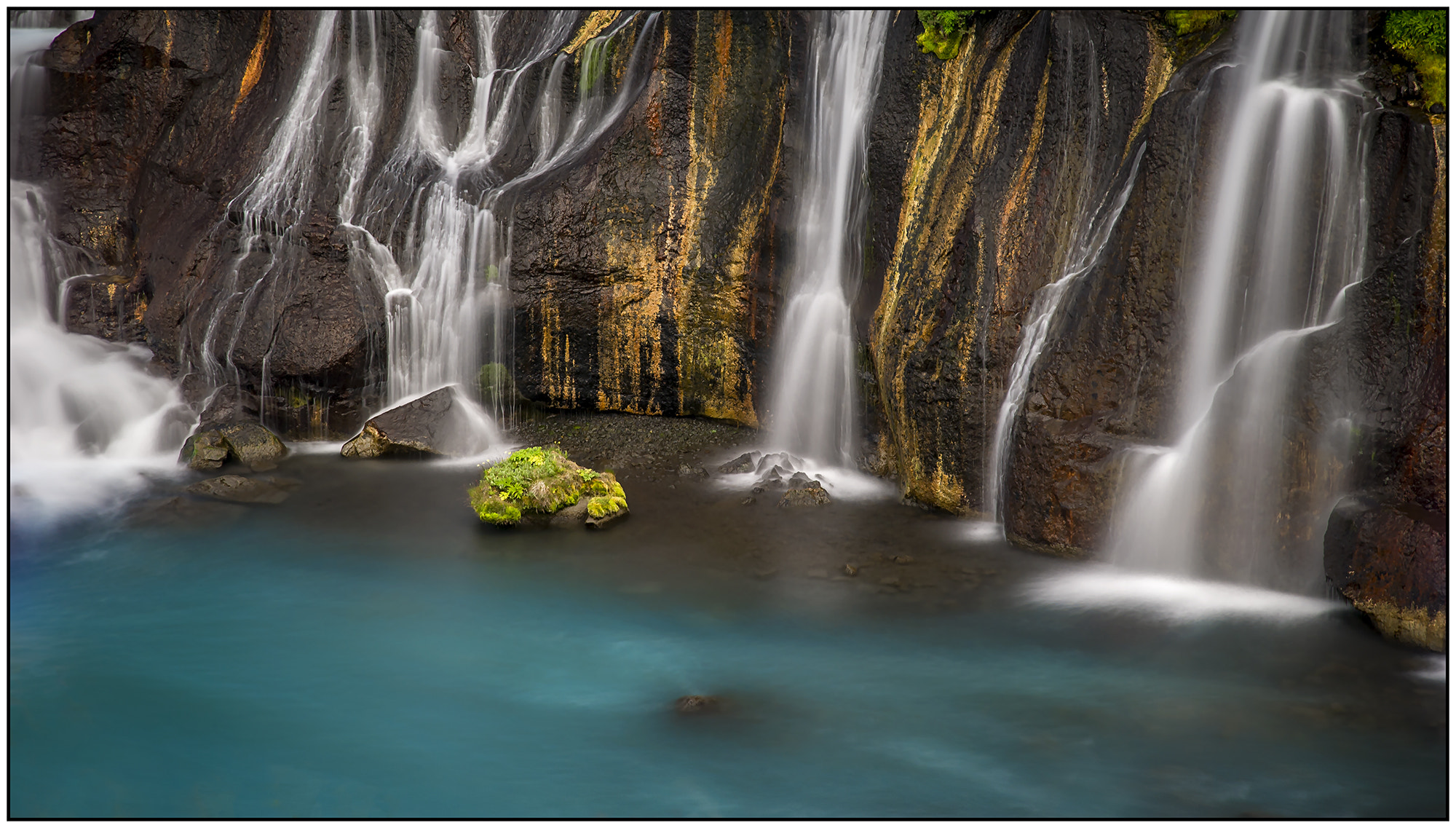 Nikon D3S sample photo. Waterfall in island photography
