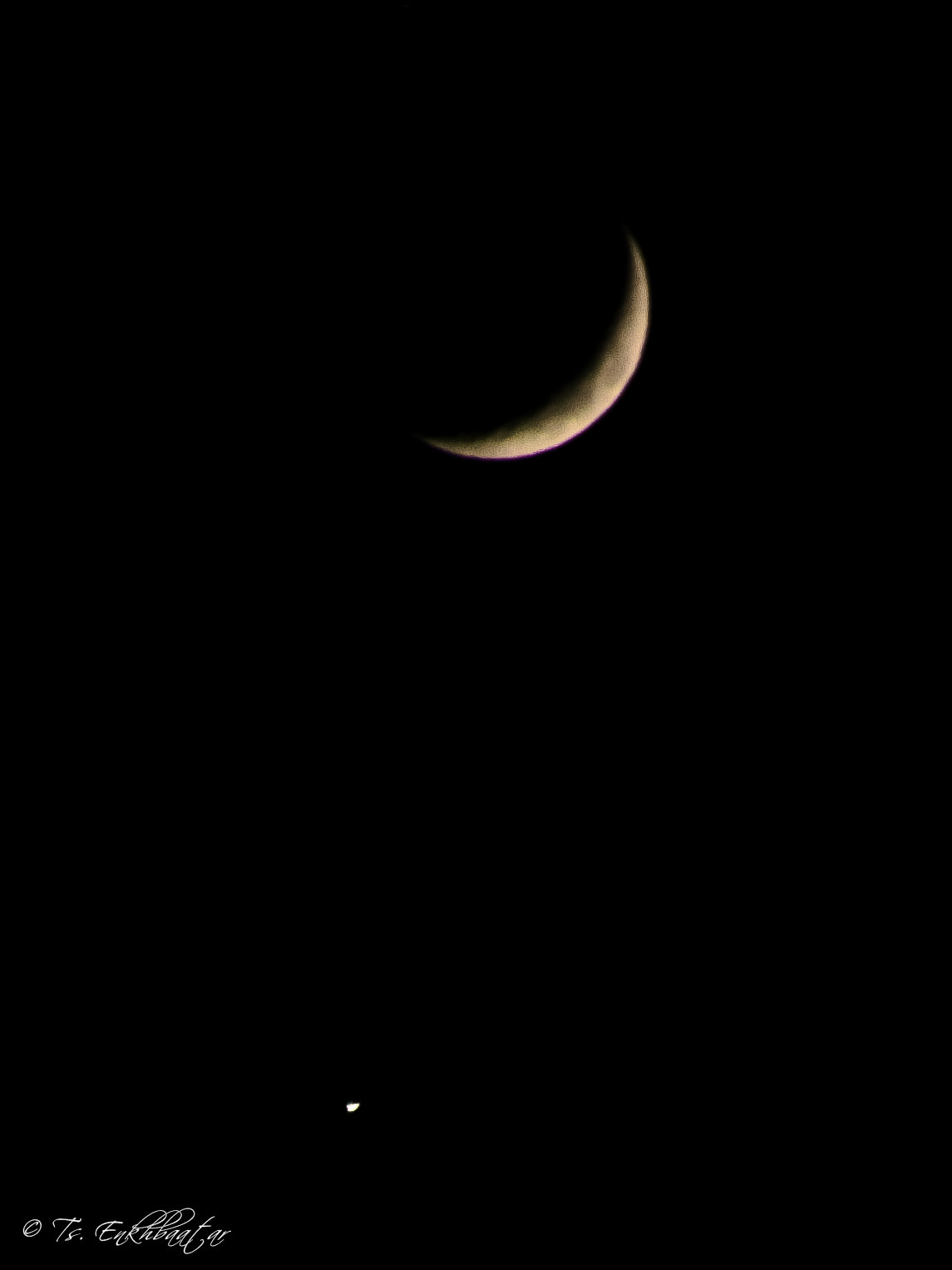 Nikon D5100 sample photo. Moon photography