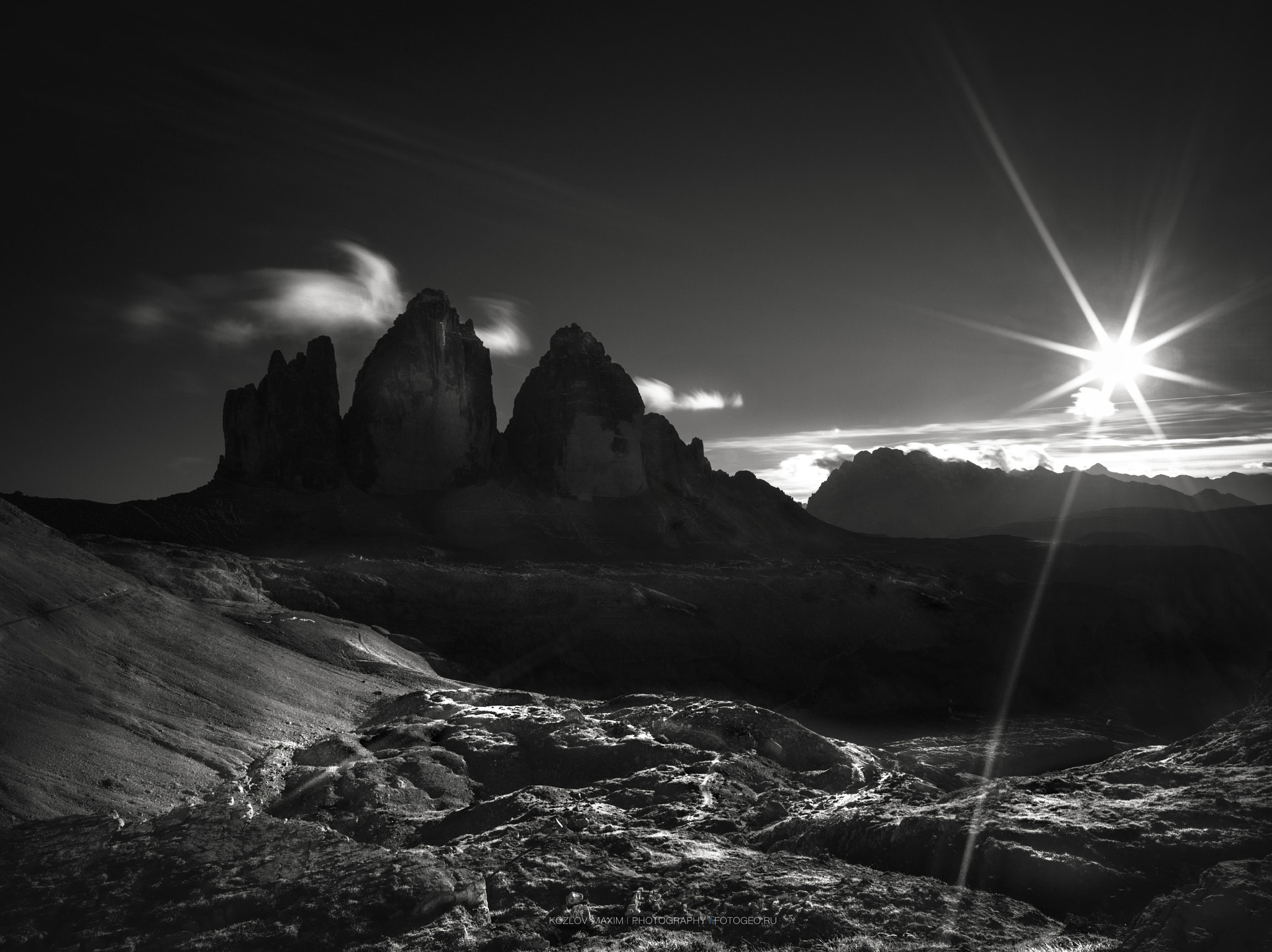 HCD 28 sample photo. Tre cime di lavaredo. italia. photography