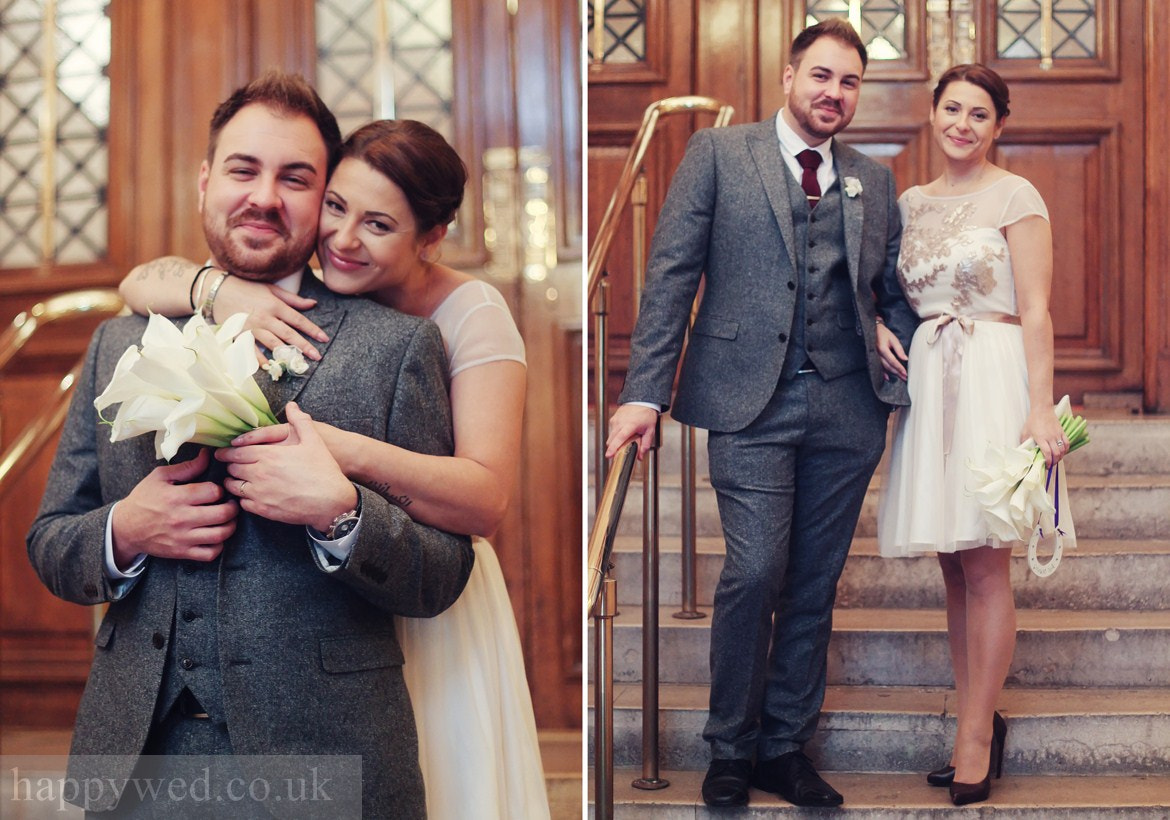 Canon EOS 700D (EOS Rebel T5i / EOS Kiss X7i) + Canon EF 50mm F1.4 USM sample photo. Cardiff city hall marriage photography