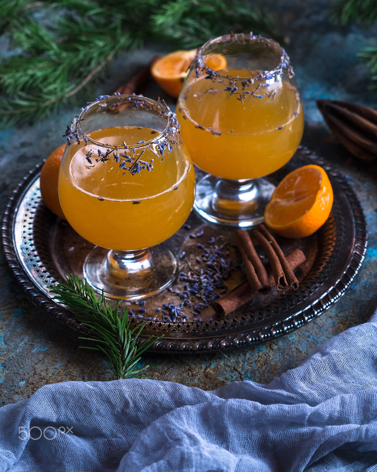 Pentax K-30 sample photo. Orange and lavender tea photography
