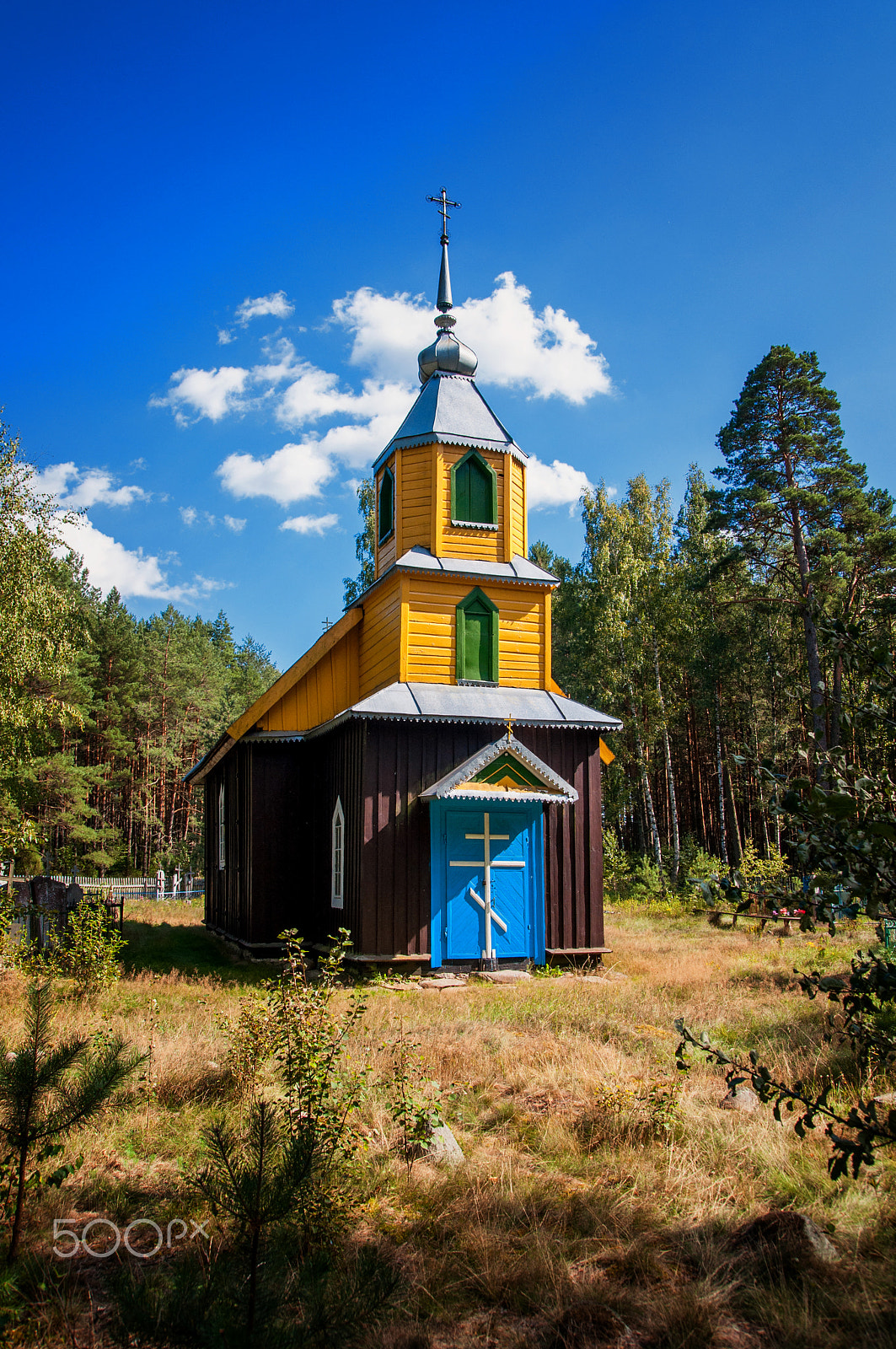 Nikon D5000 sample photo. Старая лесная церковь photography