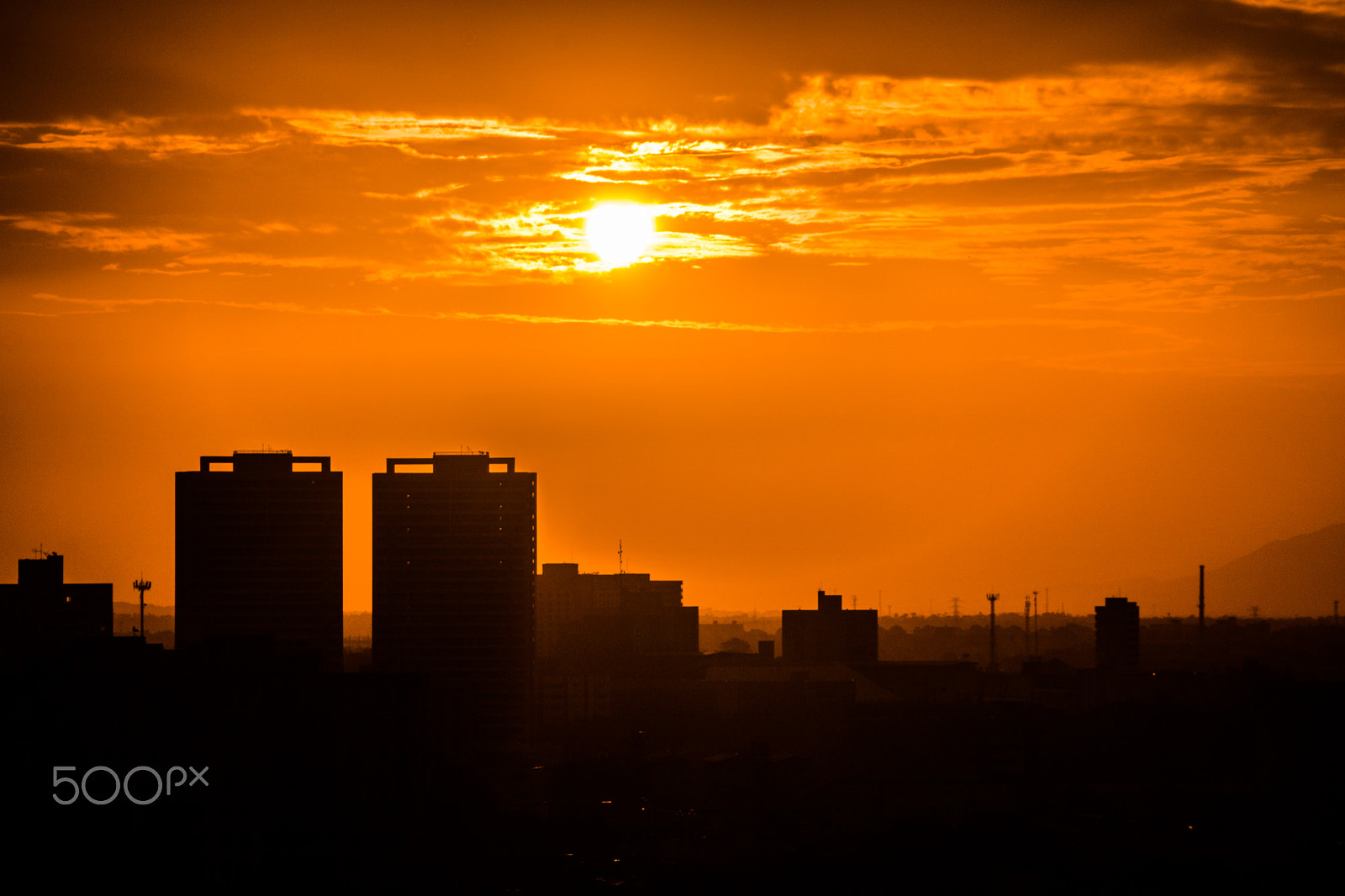 Canon EF 35-105mm f/3.5-4.5 sample photo. Por do sol em fortaleza photography