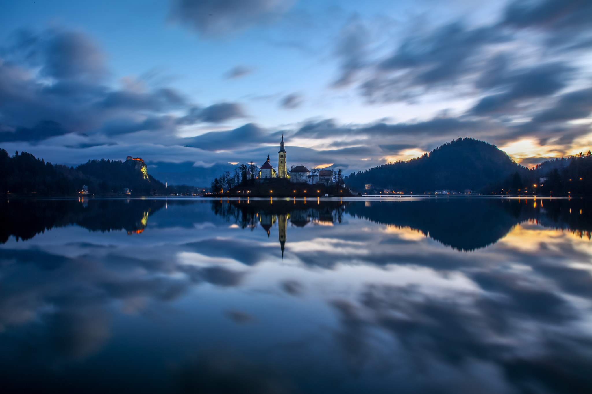Sigma 24-70mm F2.8 EX DG Macro sample photo. Lake bled reflections photography