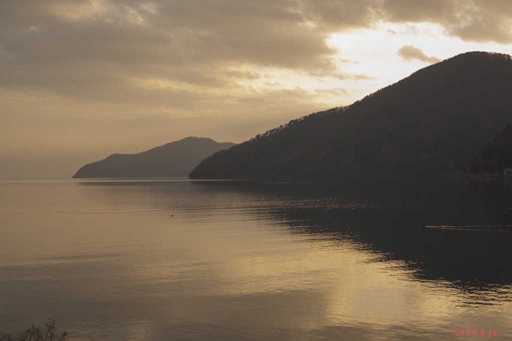 ZEISS Planar T* 50mm F1.4 sample photo. Mother lake biwako photography