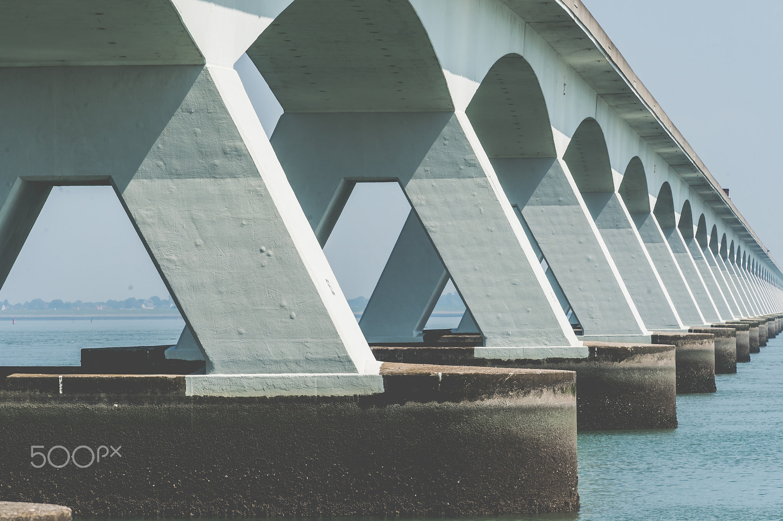 Minolta/Sony AF 70-200mm F2.8 G sample photo. Longest bridge in the netherlands photography