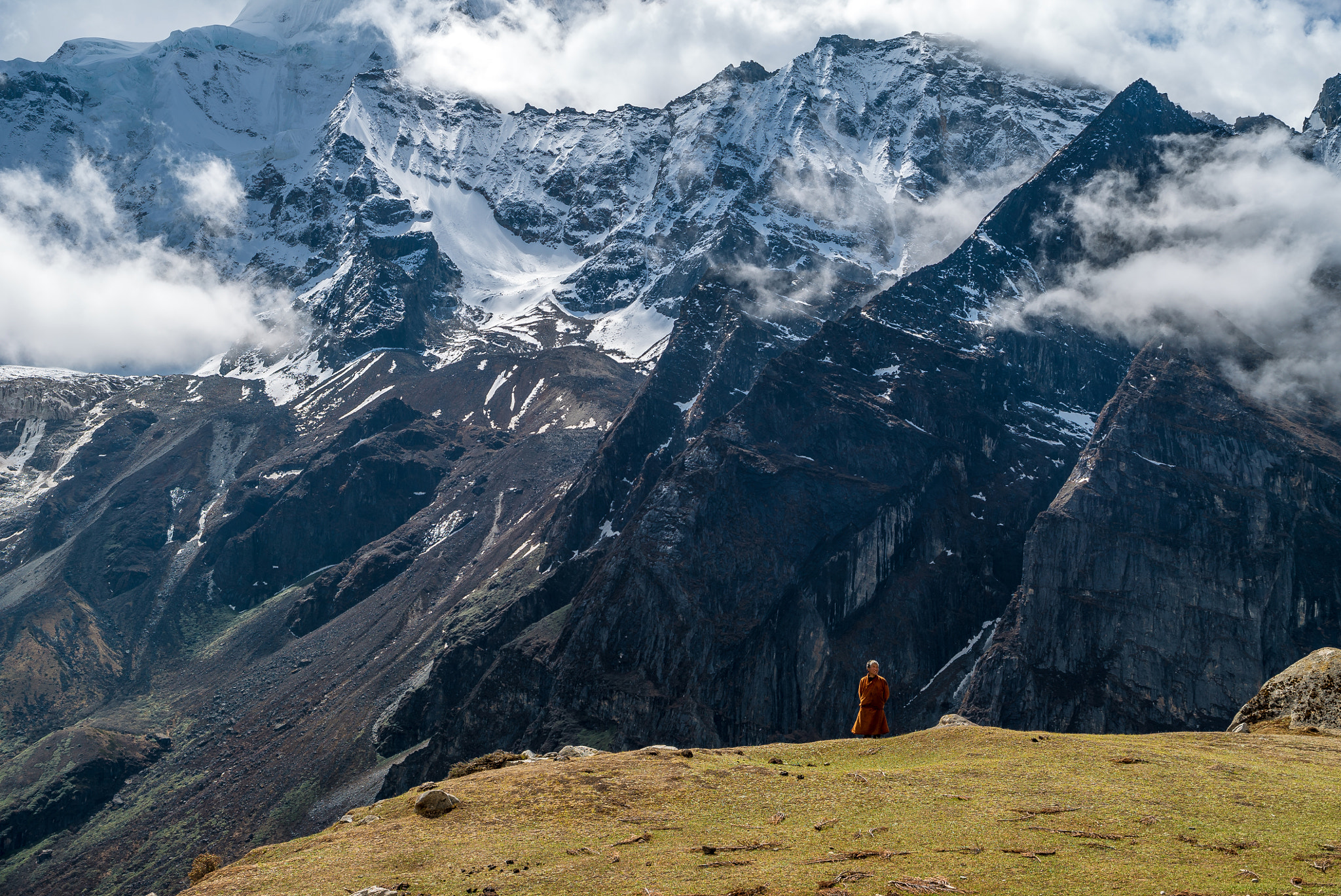 Sony a7S II + Sony FE PZ 28-135mm F4 G OSS sample photo. High mountains, bhutan-tibet border photography