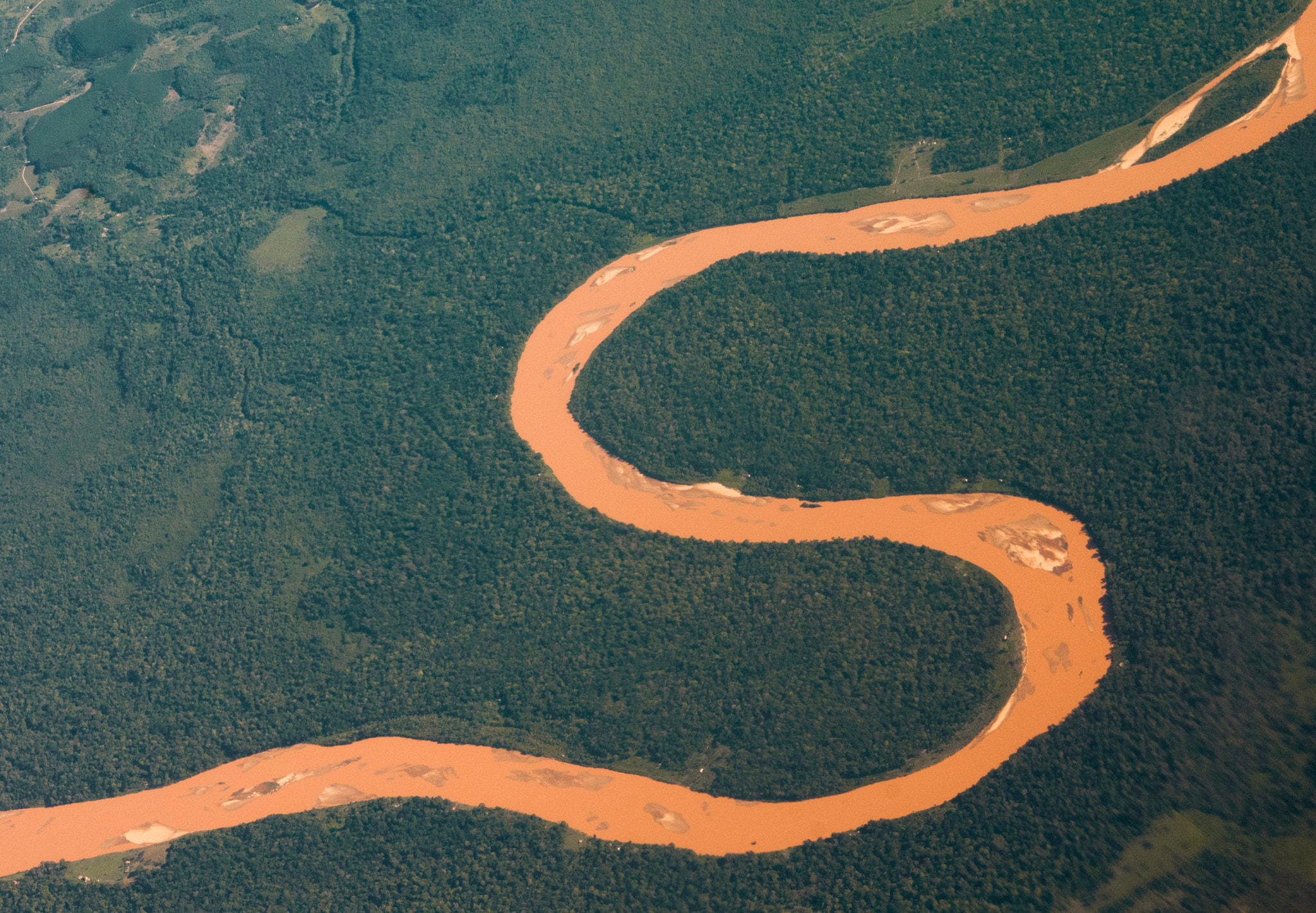 Nikon D300 sample photo. Río en brasil vista desde el aire durante la ruta recife-são paulo photography