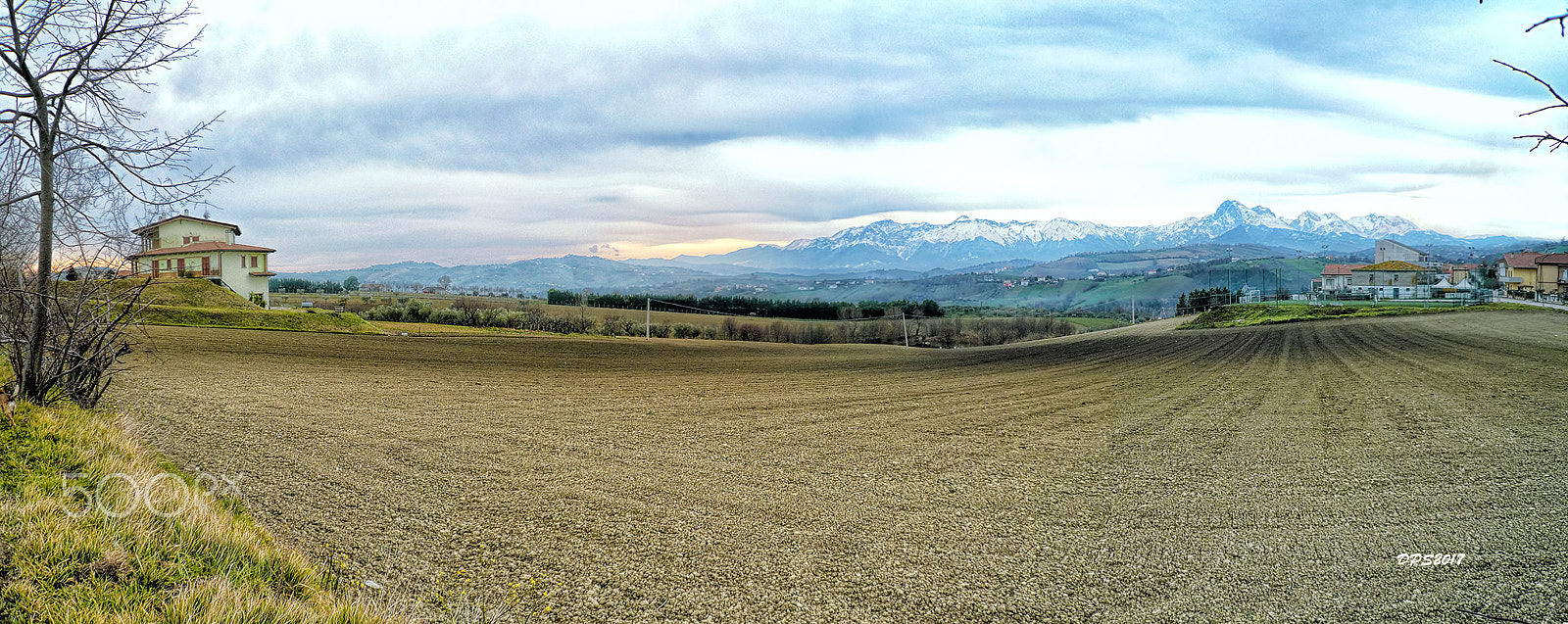 Panasonic DMC-FX100 sample photo. Countryside in winter photography