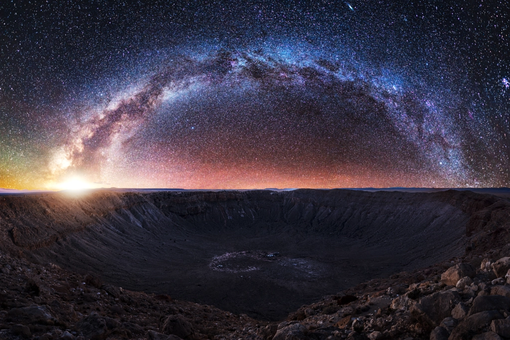 Meteor Crater, Milkyway by Mads Peter Iversen on 500px.com