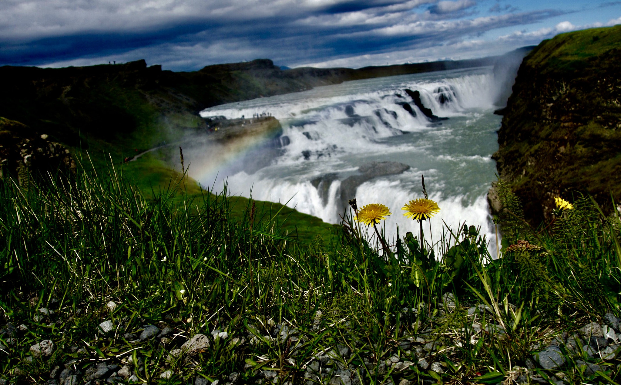 Sony Cyber-shot DSC-RX100 + Sony 28-100mm F1.8-4.9 sample photo. Rainbow and waterfalls photography