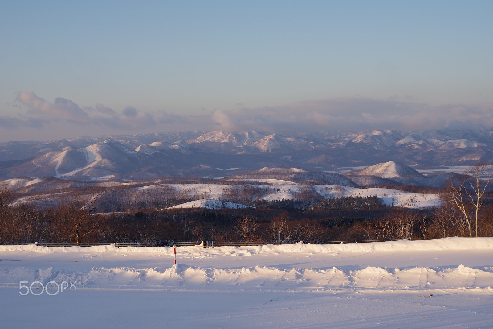 Pentax K-70 sample photo. Winter morning in hokkaido 2 photography