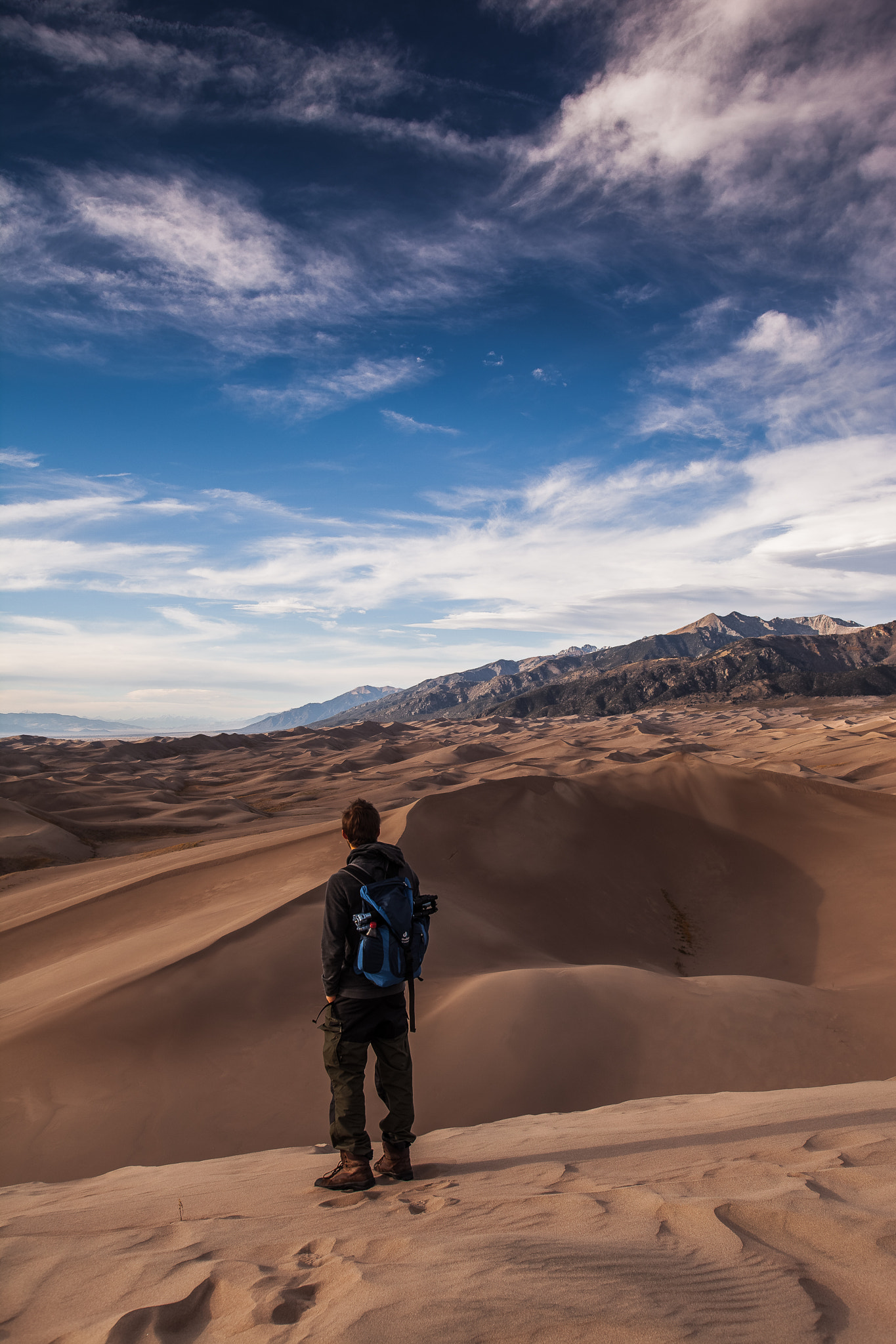 Canon EOS 5D Mark II sample photo. On top of the dune photography