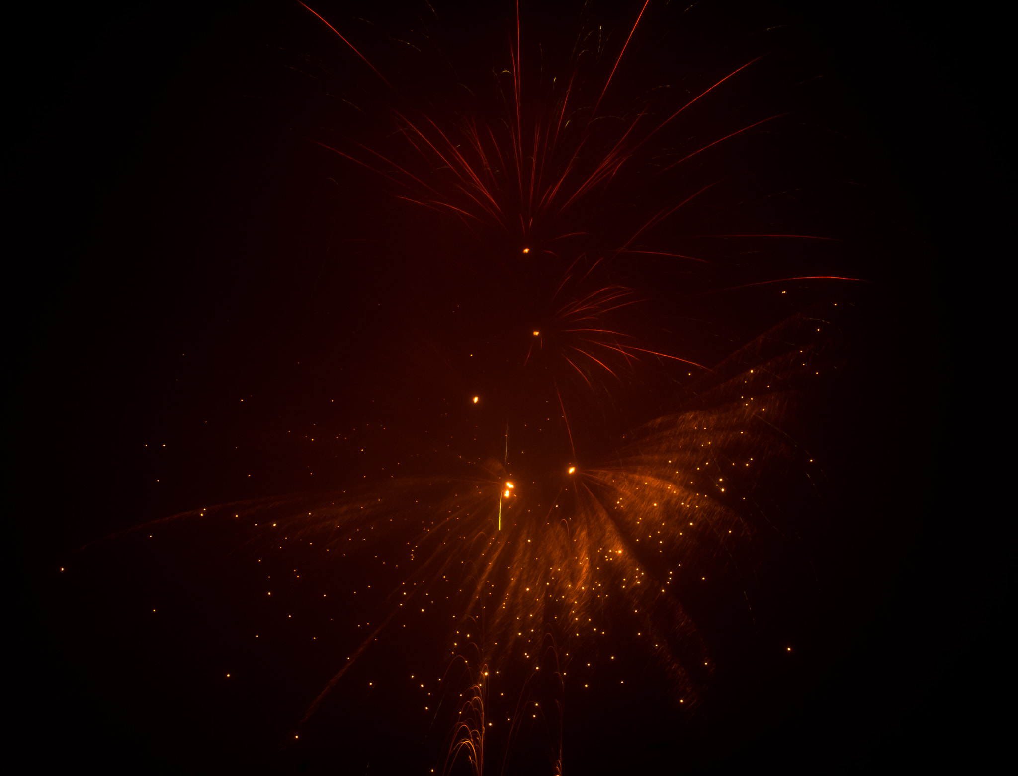 Nikon D200 sample photo. Firework photography
