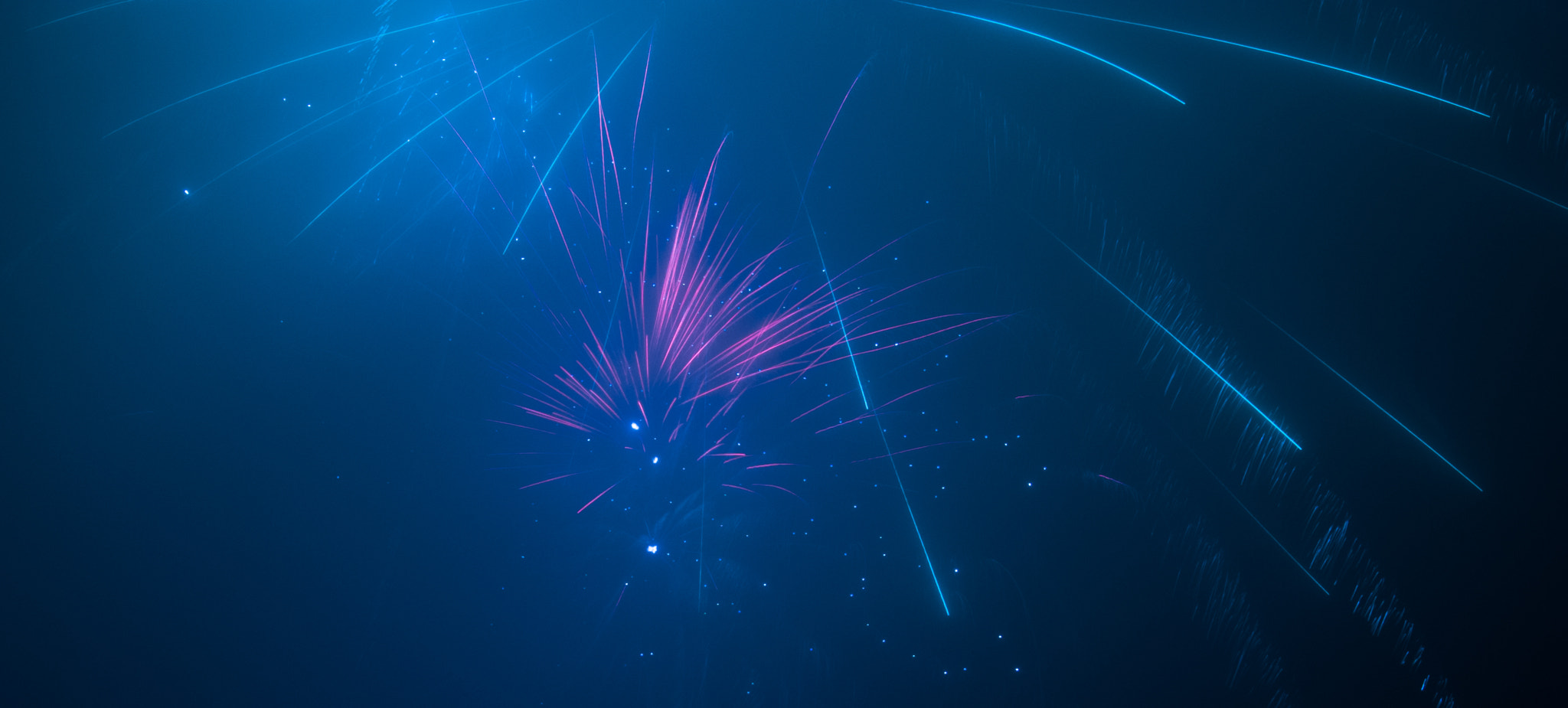 Nikon D200 sample photo. Firework photography