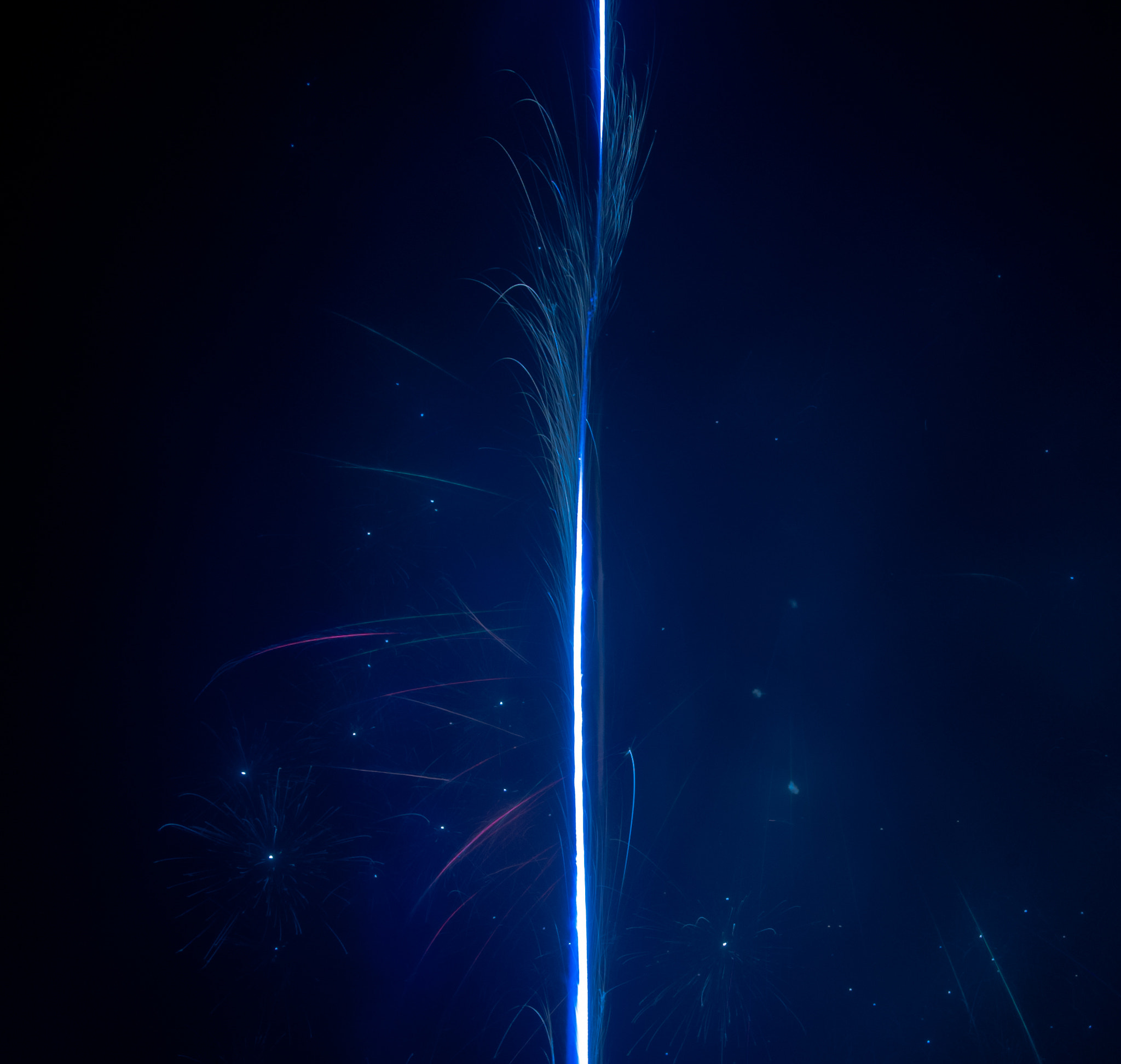 Nikon D200 sample photo. Firework photography