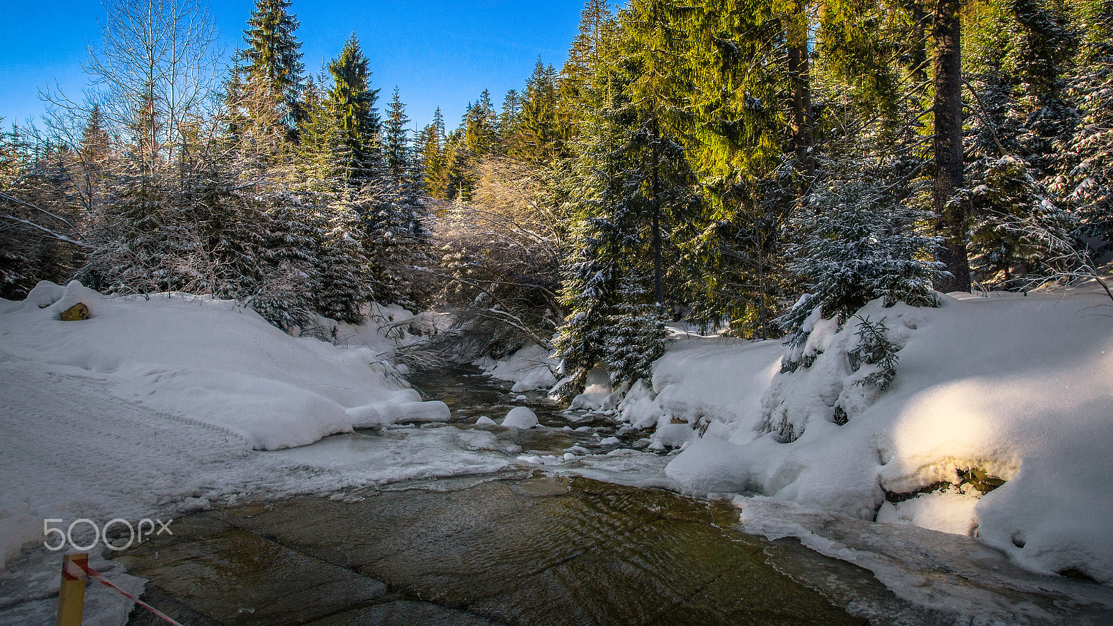 Sony SLT-A57 sample photo. Winter in the gorce mountains photography