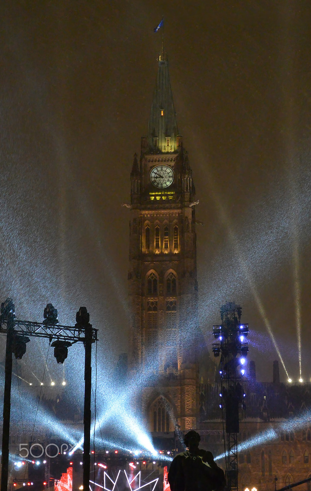 Nikon 1 J3 sample photo. New years eve, parliament hill,ottawa, canada 2017 photography