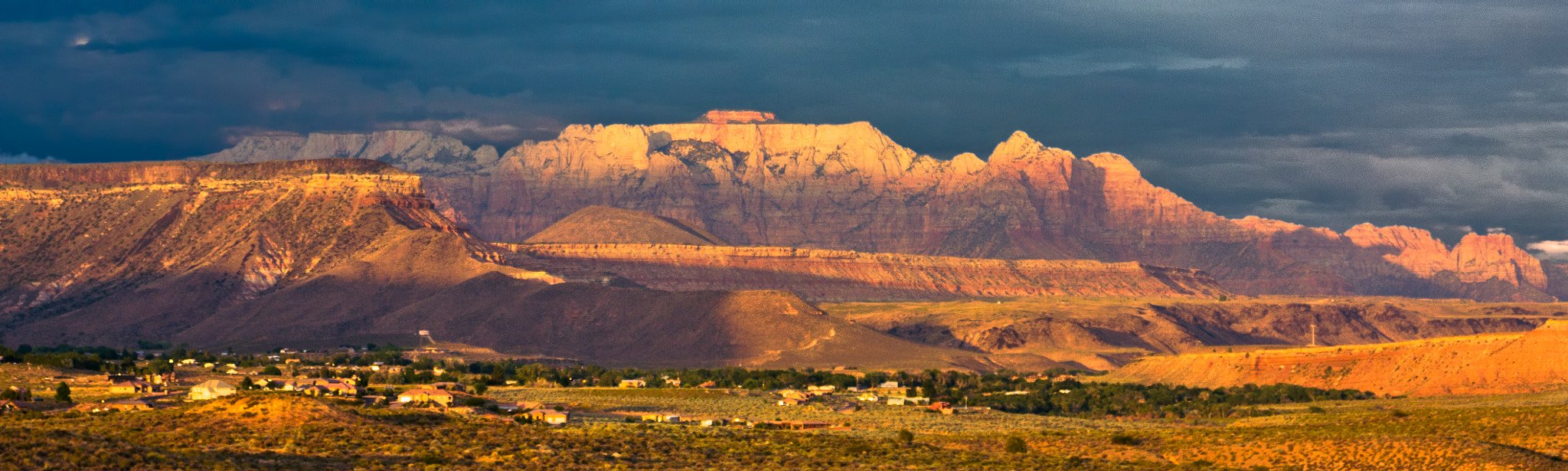 Canon EF 28-135mm F3.5-5.6 IS USM sample photo. West temple sunset photography
