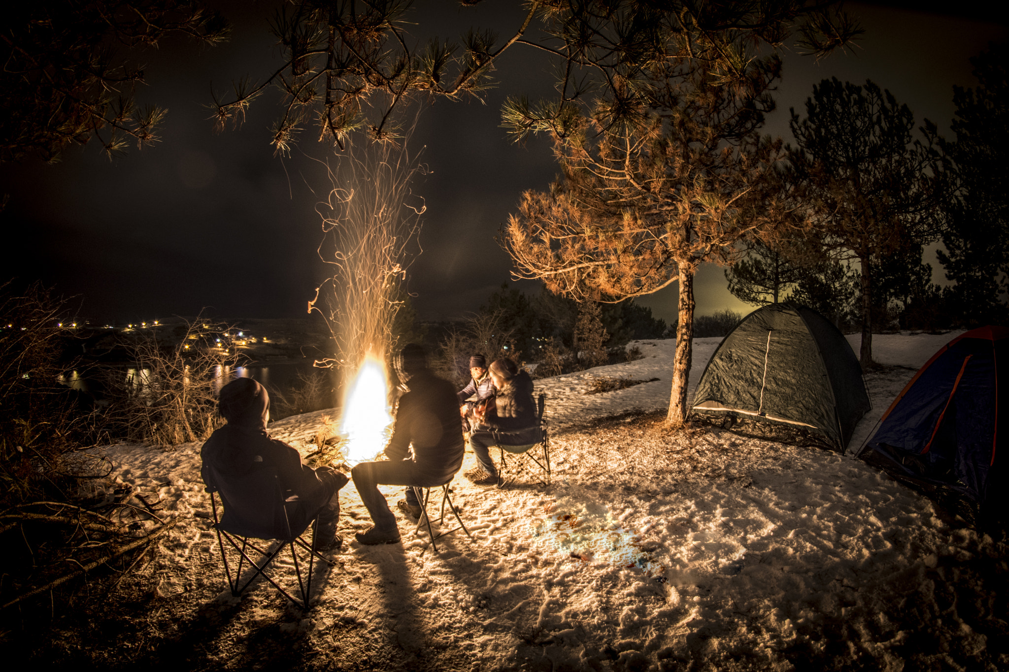 Nikon D7200 + Samyang 8mm F3.5 Aspherical IF MC Fisheye sample photo. Camping photography
