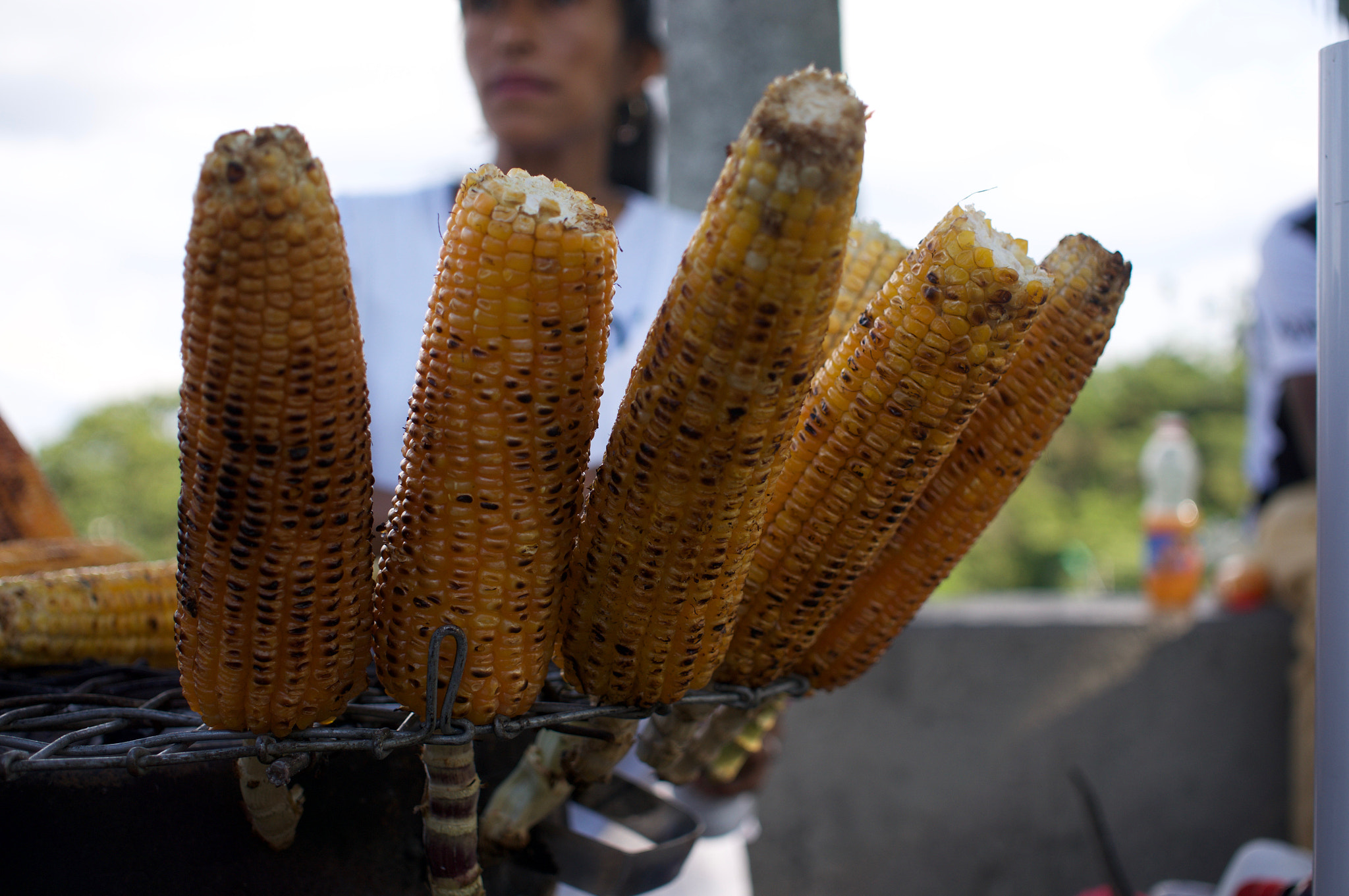 Sony Alpha NEX-6 + Sigma 30mm F2.8 EX DN sample photo. Roasted corn photography