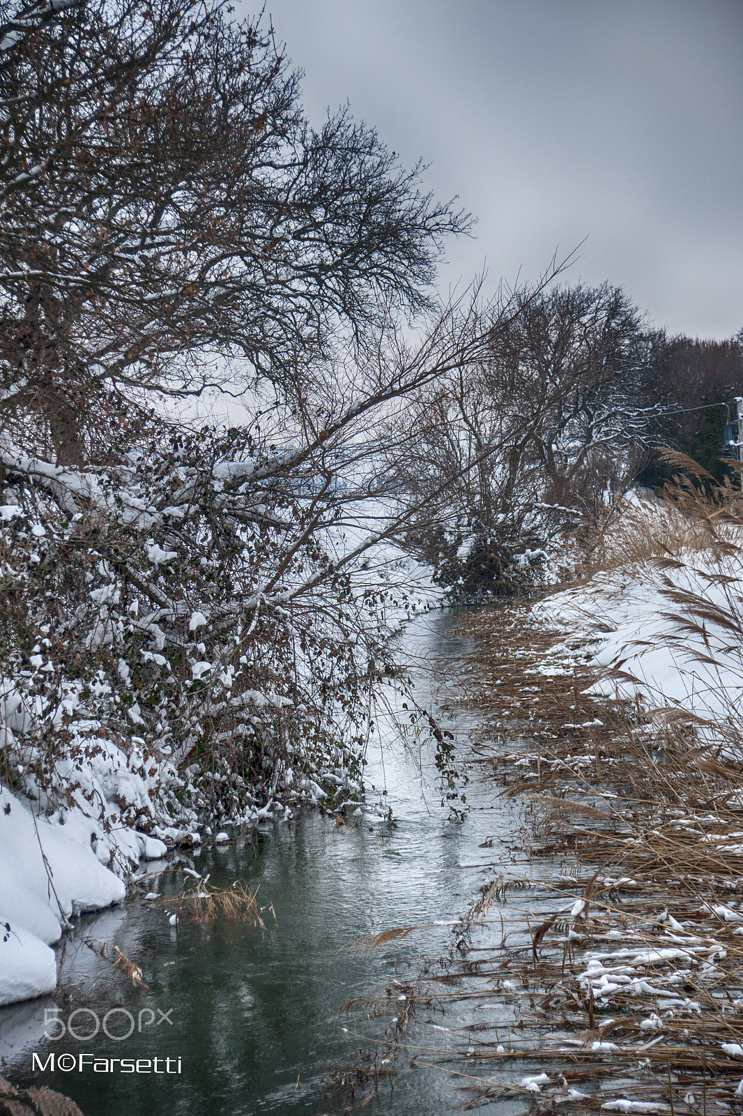 Sony Alpha DSLR-A700 sample photo. River in winter... photography