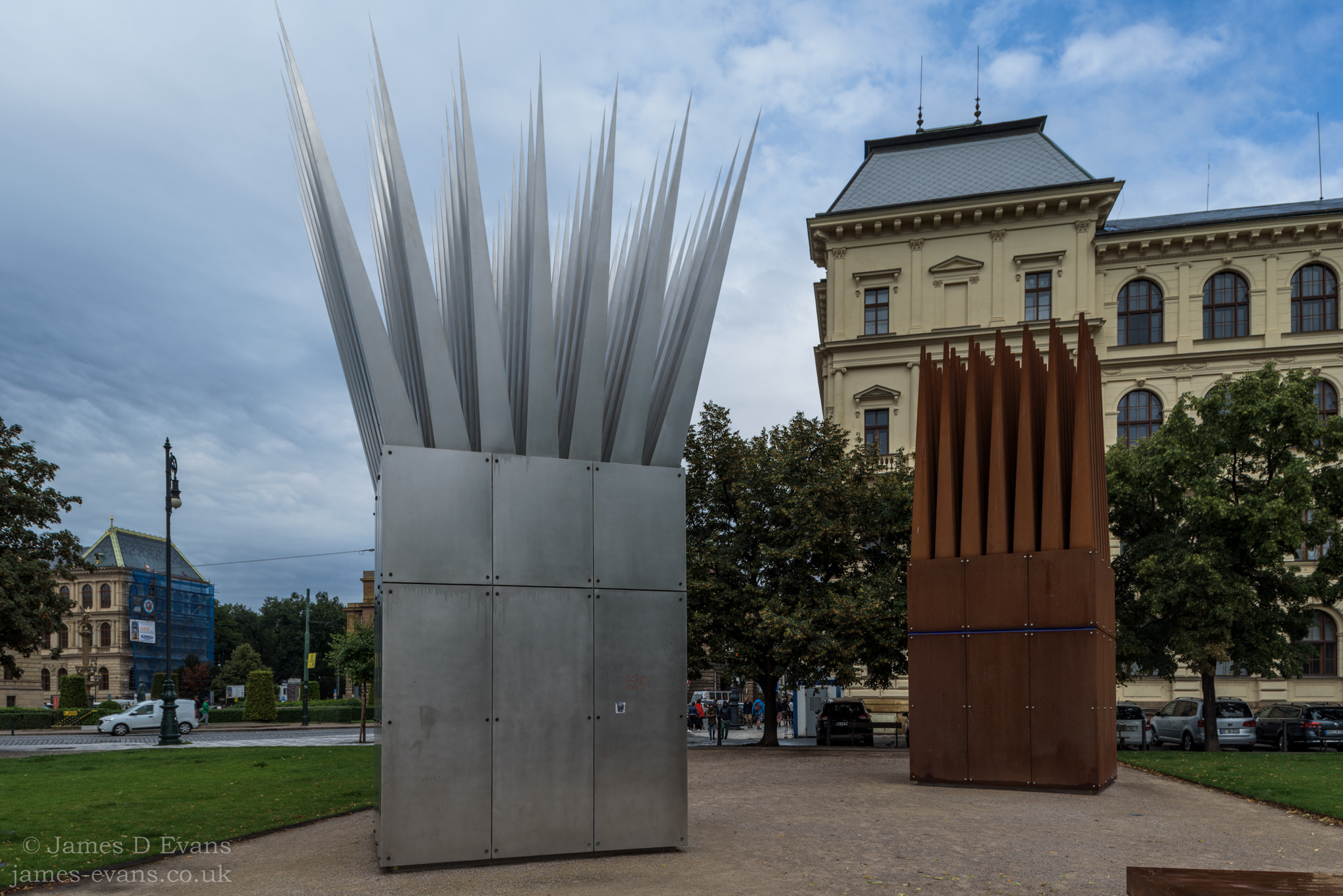 Nikon D750 + Nikon PC-E Nikkor 24mm F3.5D ED Tilt-Shift sample photo. Jan palach memorial, prague photography