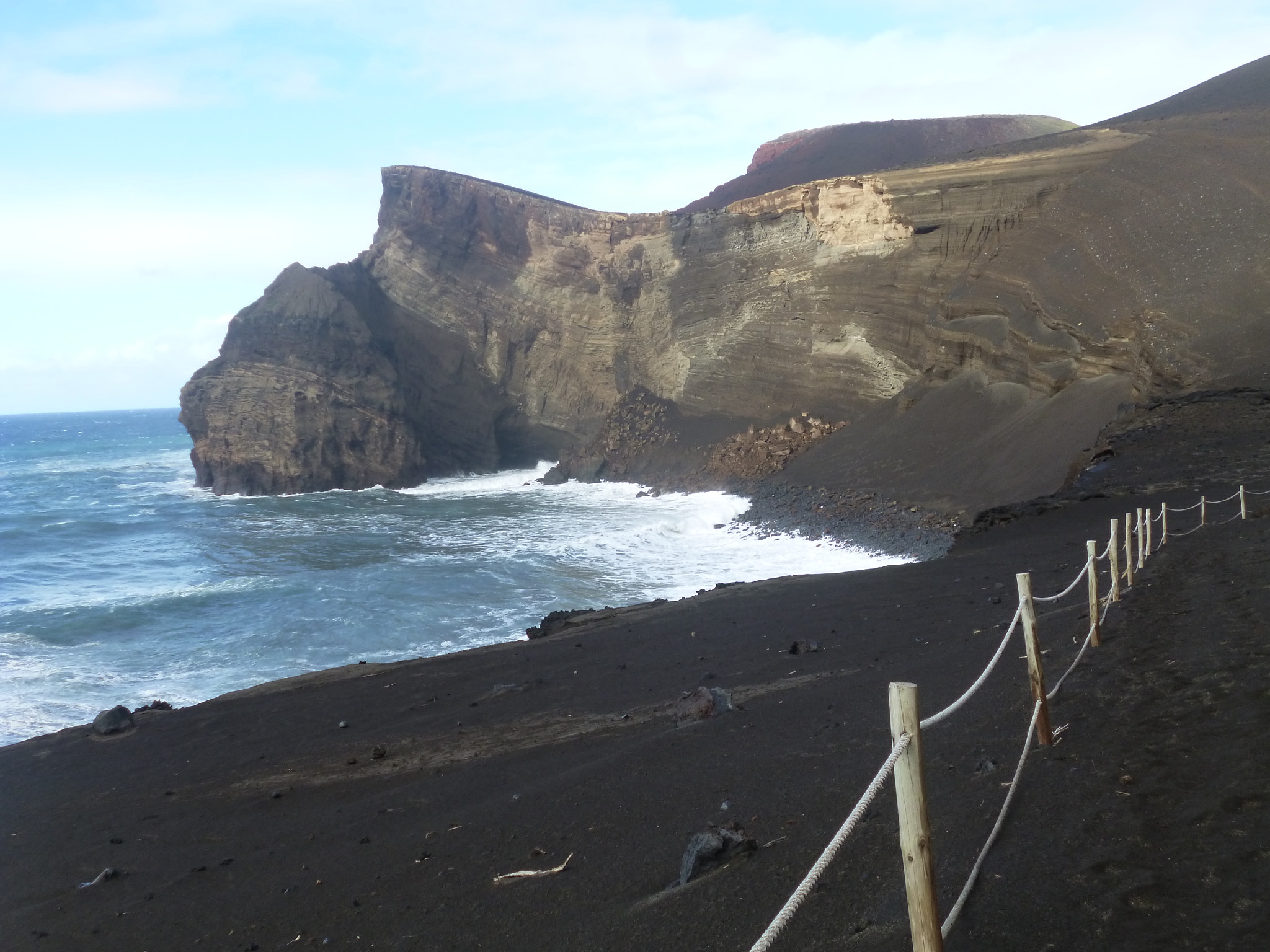 Panasonic DMC-FS45 sample photo. Capelinhos volcano photography