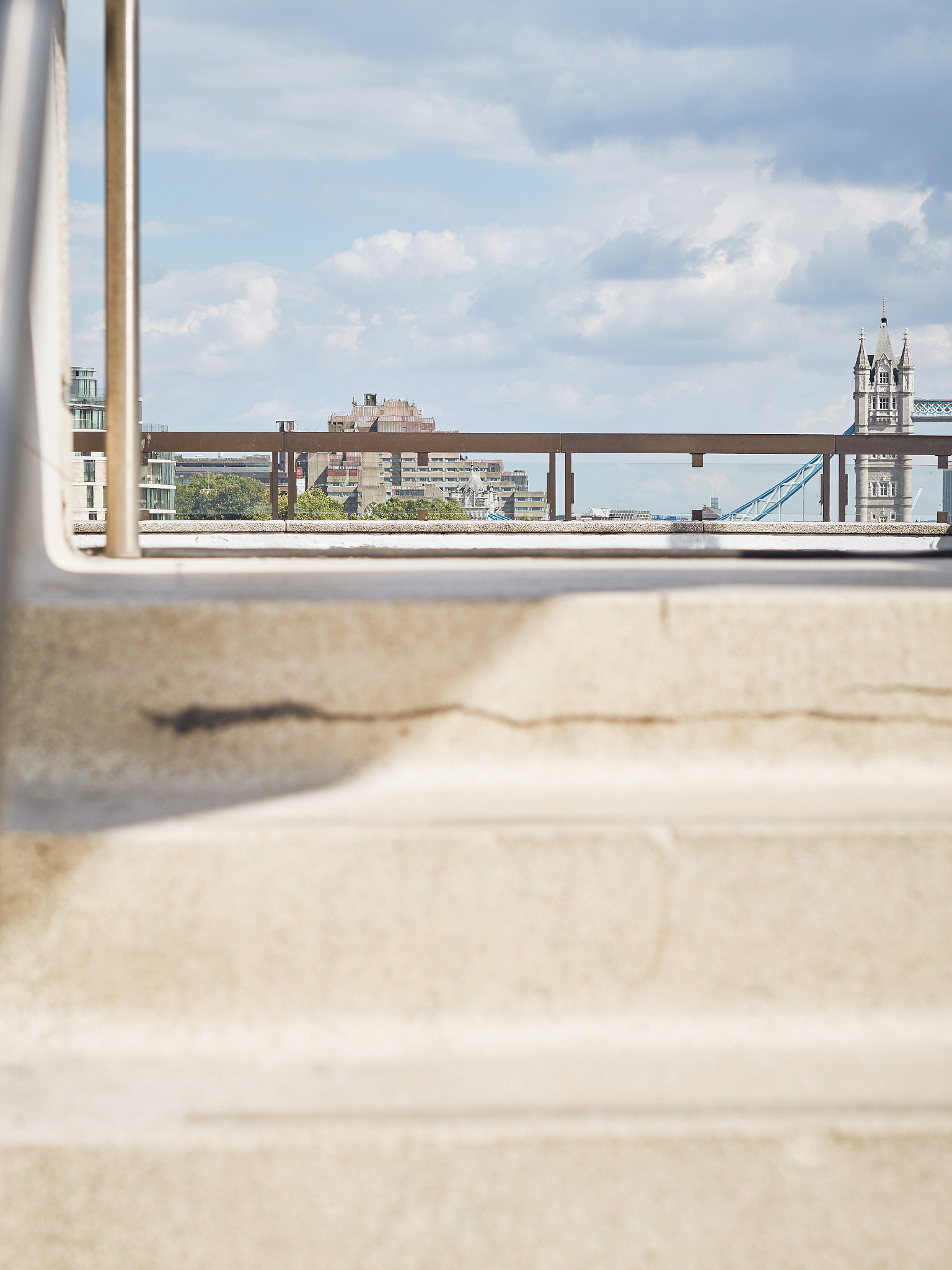 Olympus M.Zuiko Digital 45mm F1.8 sample photo. Partial view of tower bridge. photography